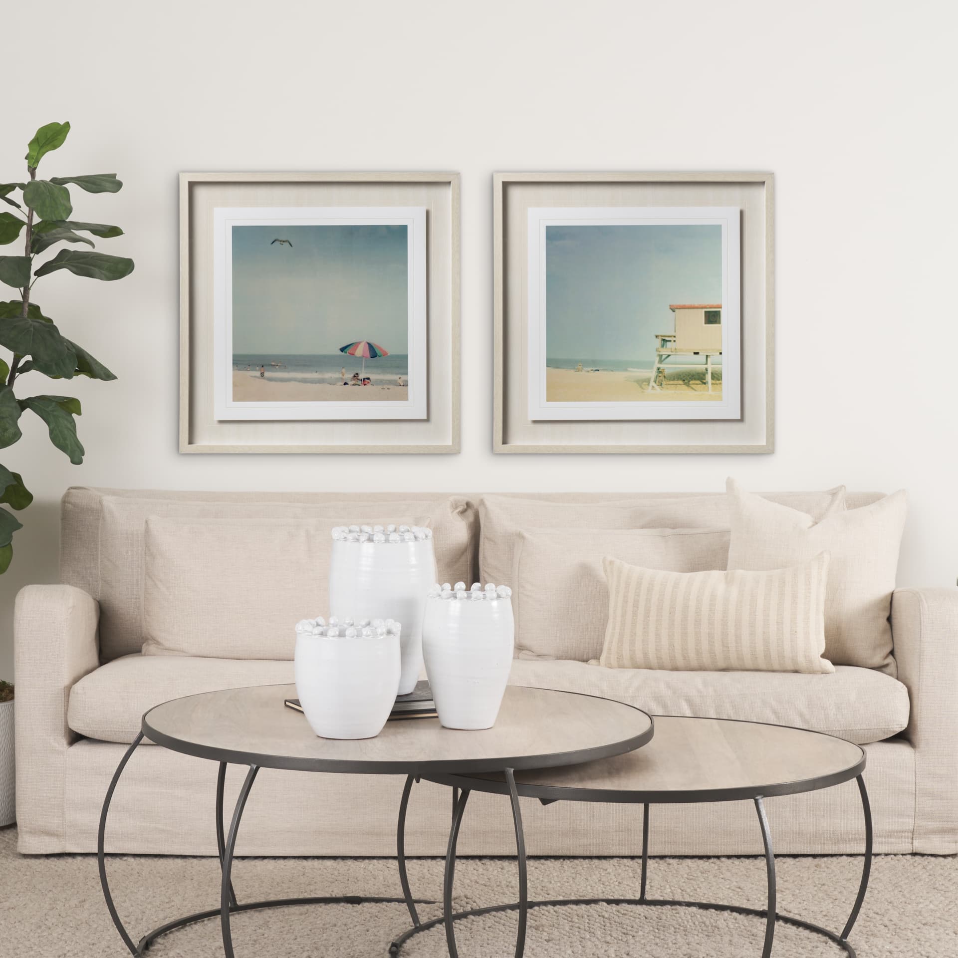 Everyday Sun Day - Framed Art Photograph Matted under Glass — in a styled room