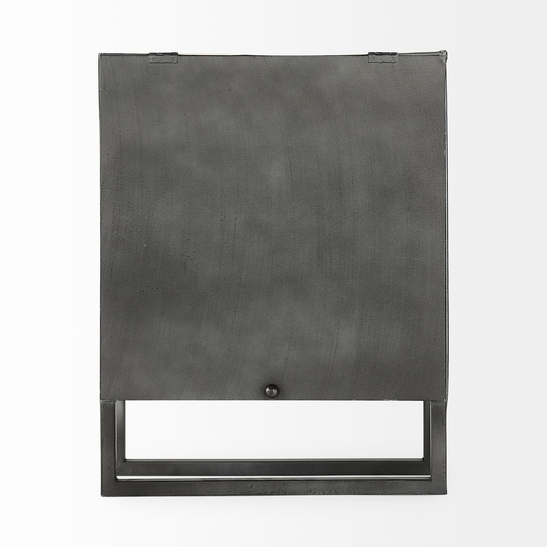 Felix Gray Metal Square Table Clock — product photograph