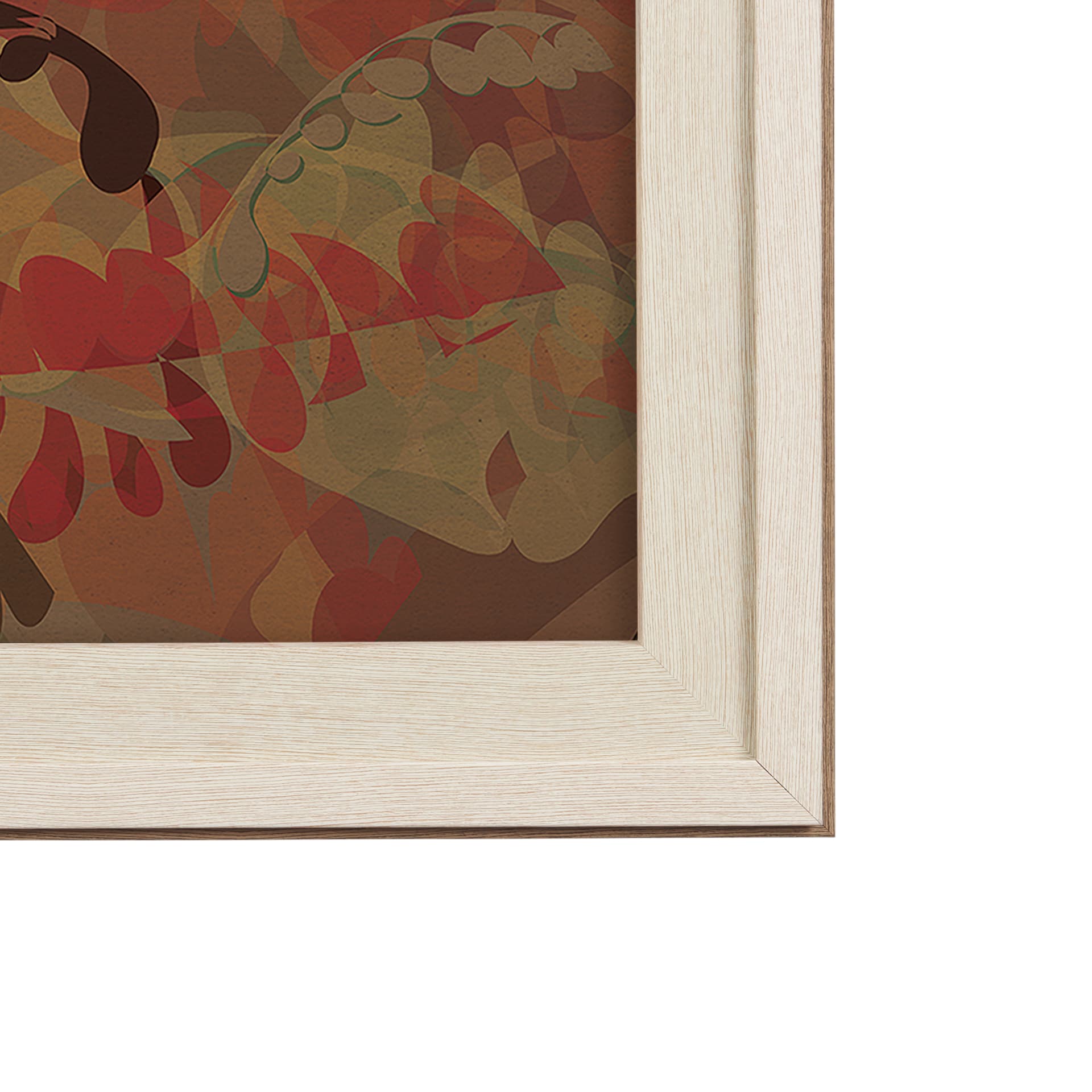 Michigan Go USA (XL) by Mercana Studio a Hand Embellished Decograph Framed Art Print under Glass — product photograph