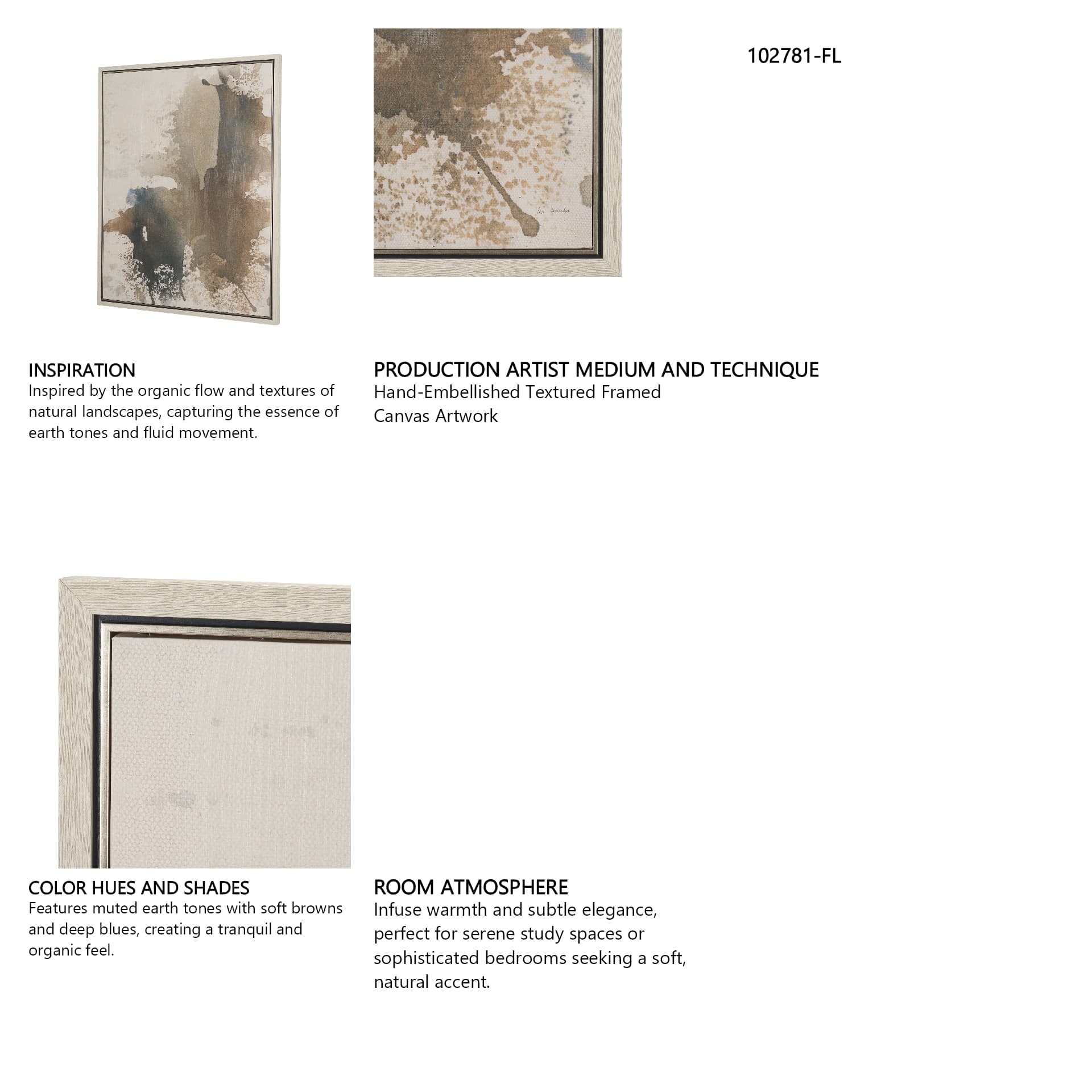 Relevance by Ira Havuka Hand-Embellished Textured Framed Canvas Artwork — product photograph