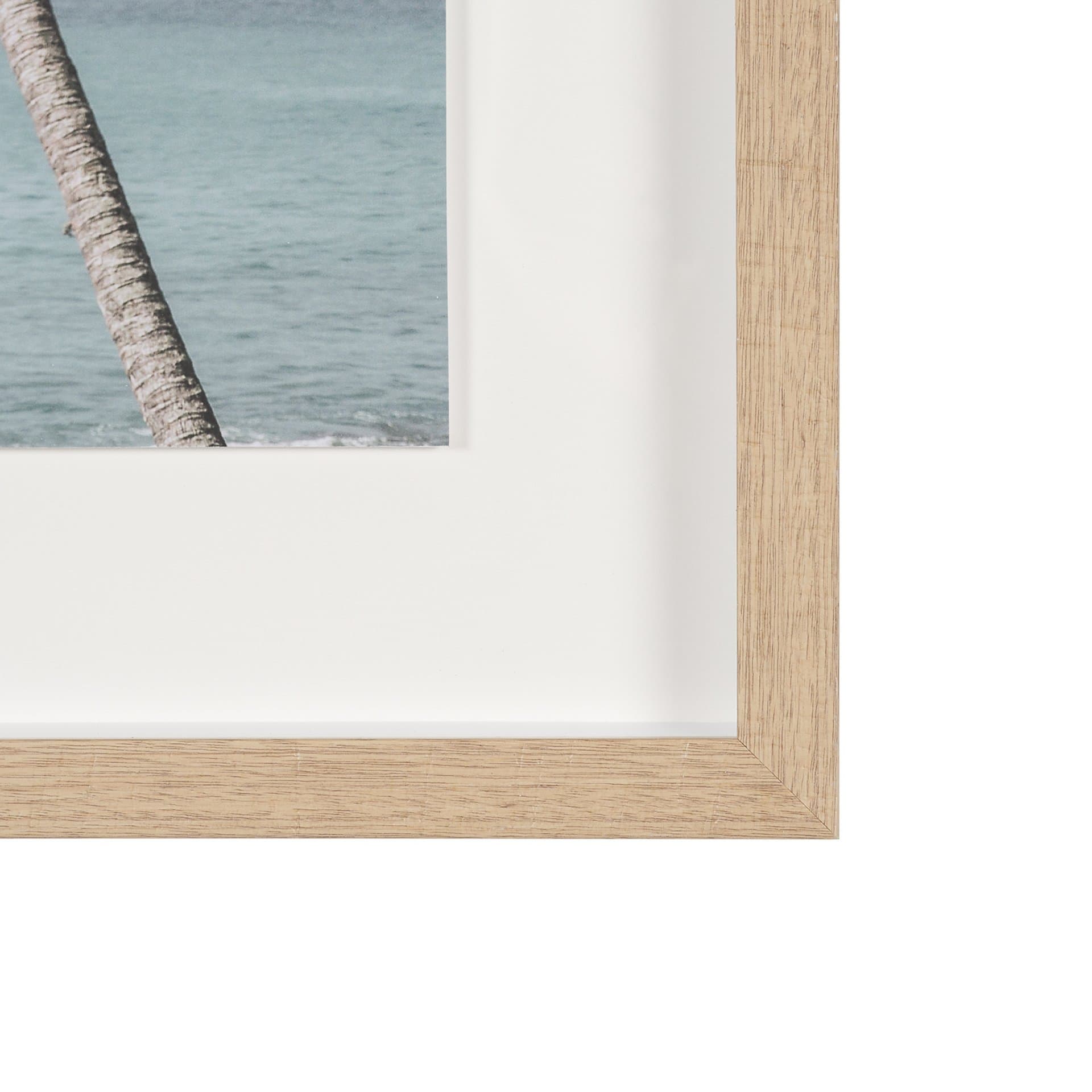 Ocean Breeze Palms by Shot By Clint Framed Photo Print Matted under Glass — product photograph