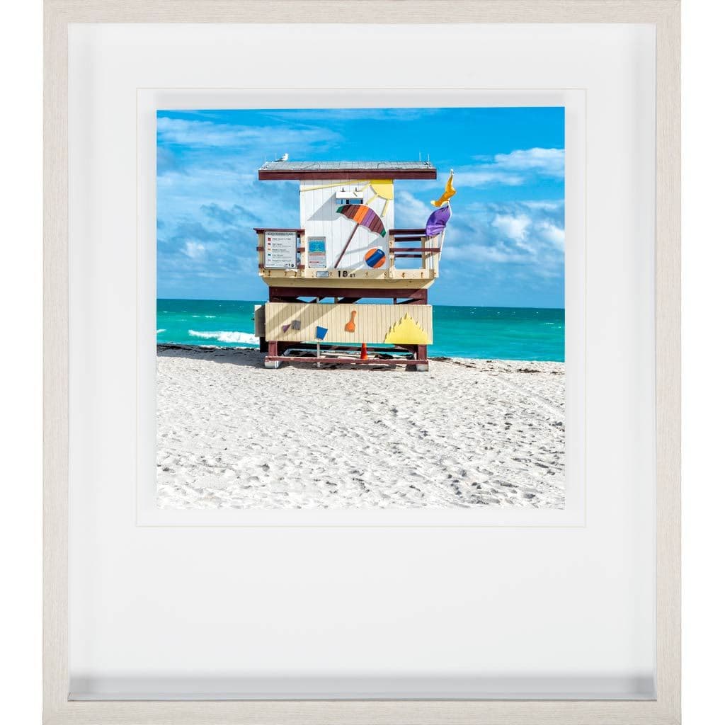 Miami Beach IV by Richard Silver a Framed Photo Art Print Matted under Glass — product photograph