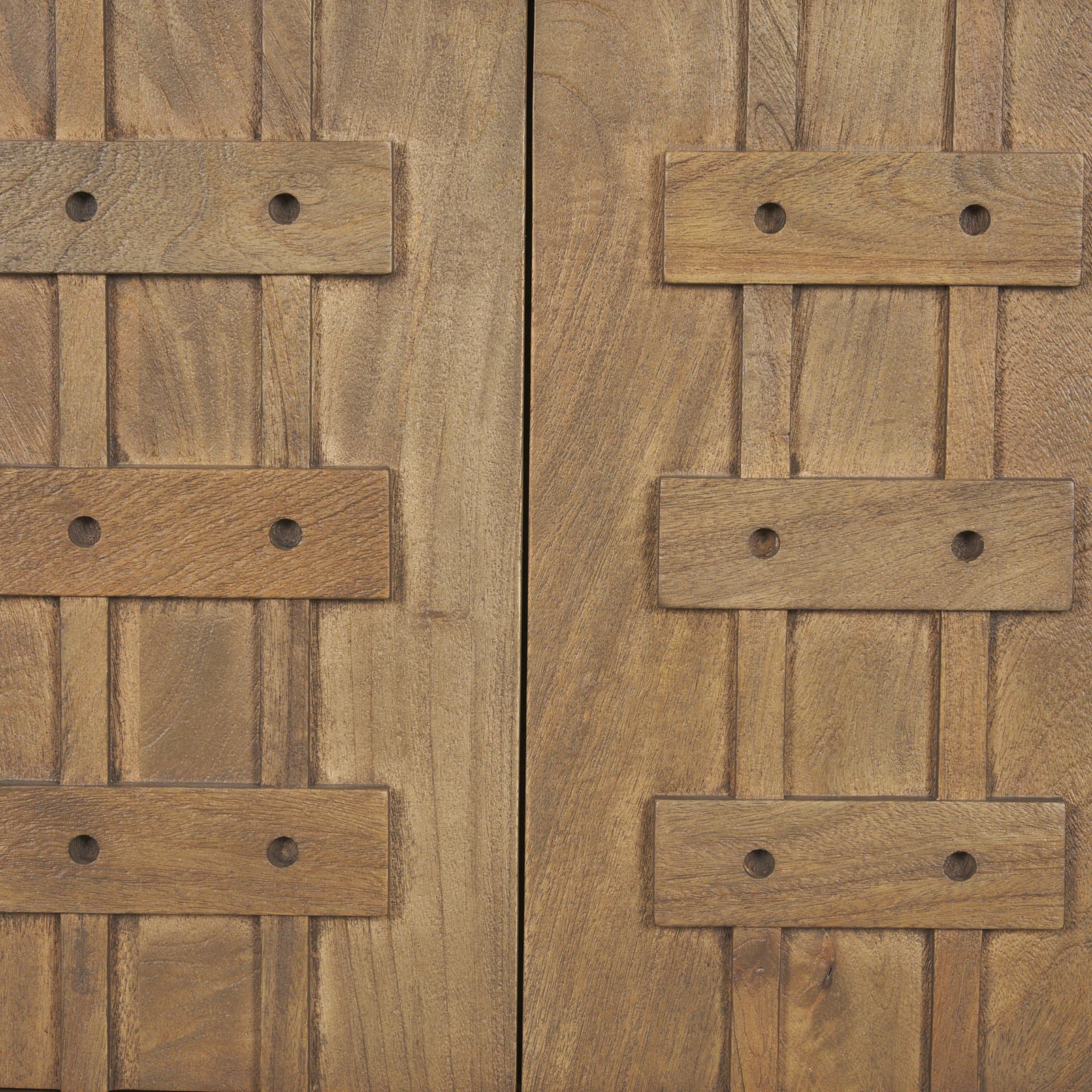 Truss Cool Brown Wood 4 Door Closed Sideboard — product photograph