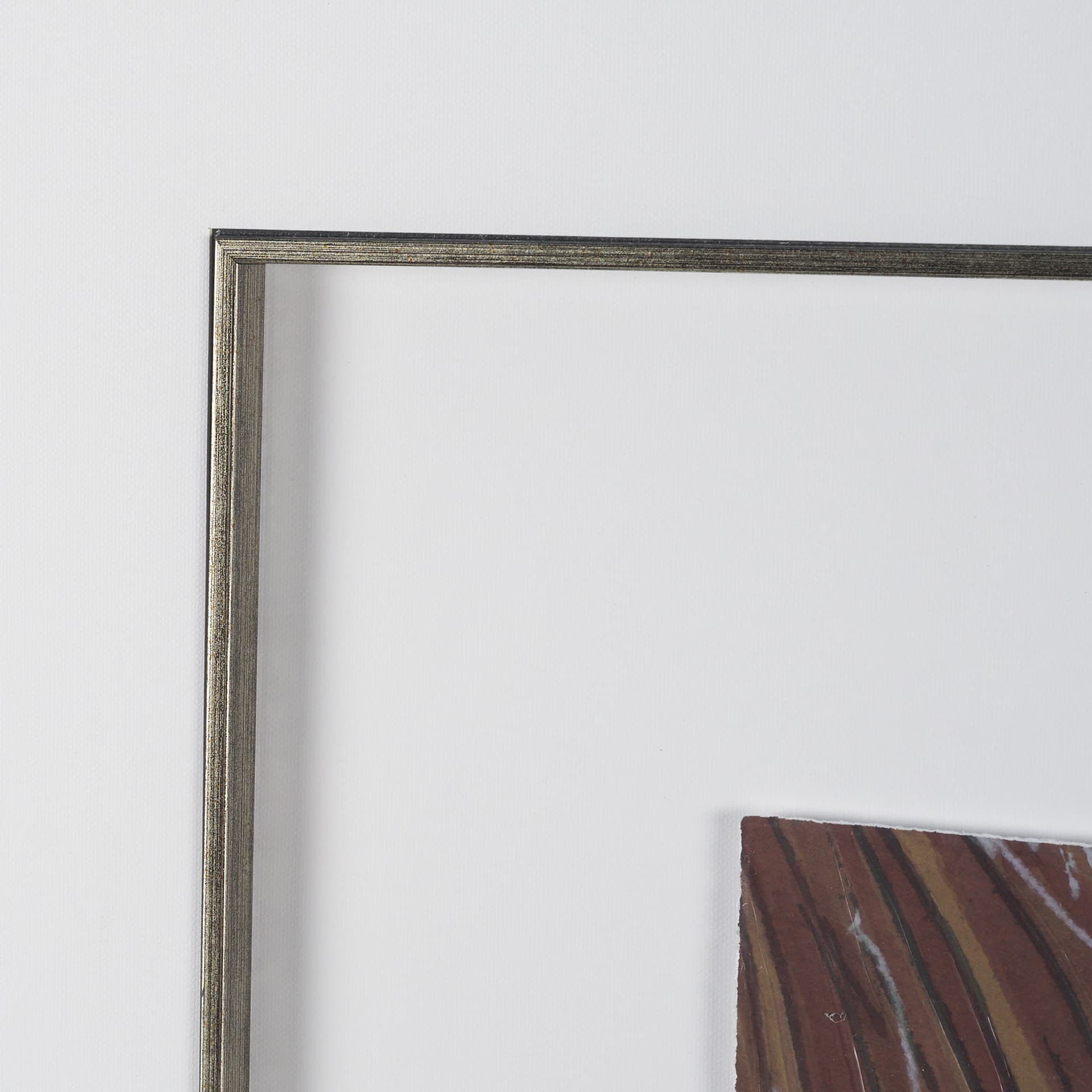 Patterned Silence III by Mercana Studio Hand Embelished Framed Artwork Matted under Glass — product photograph