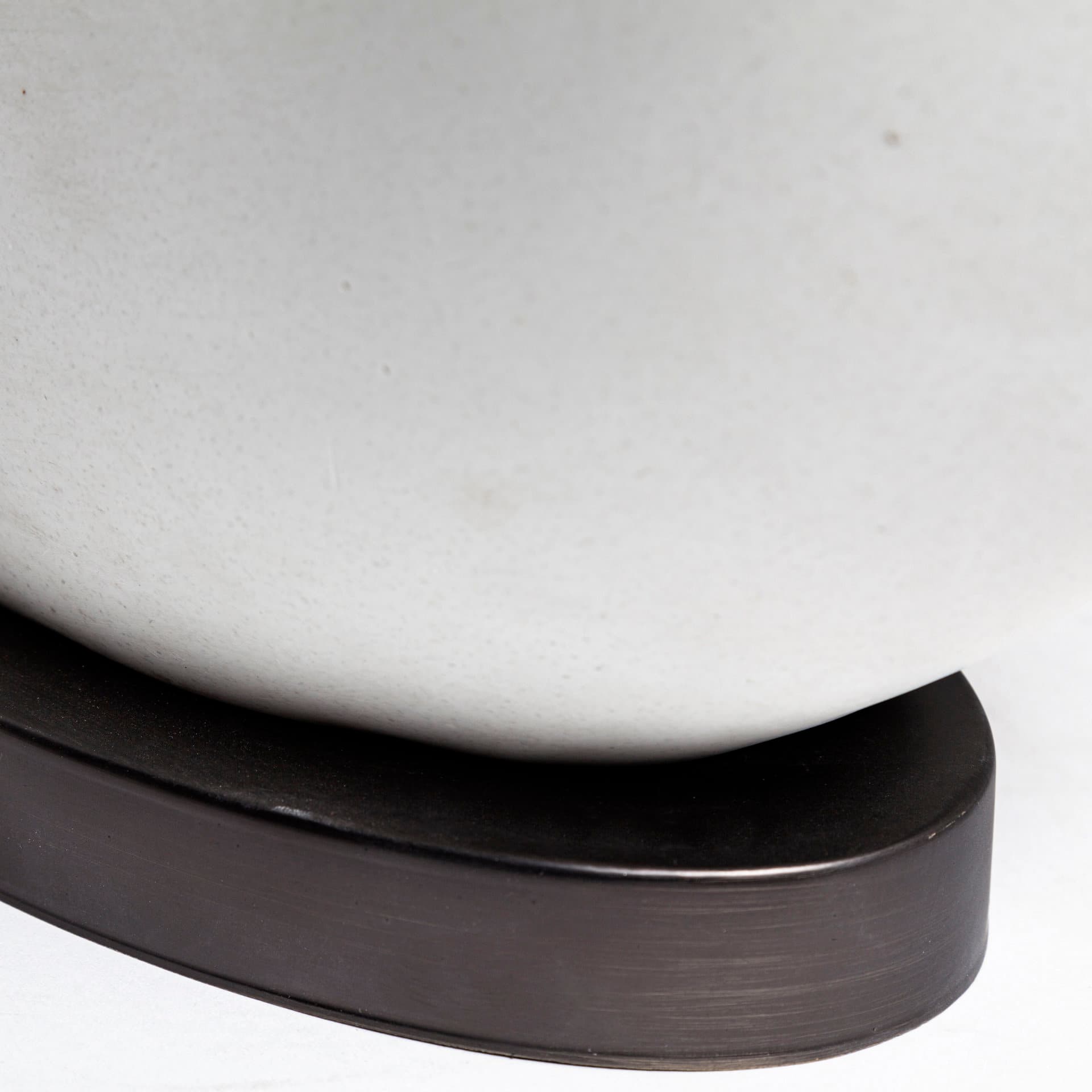 Celtica (26.8"H) White Resin Ring-Shaped Base Table Lamp — product photograph