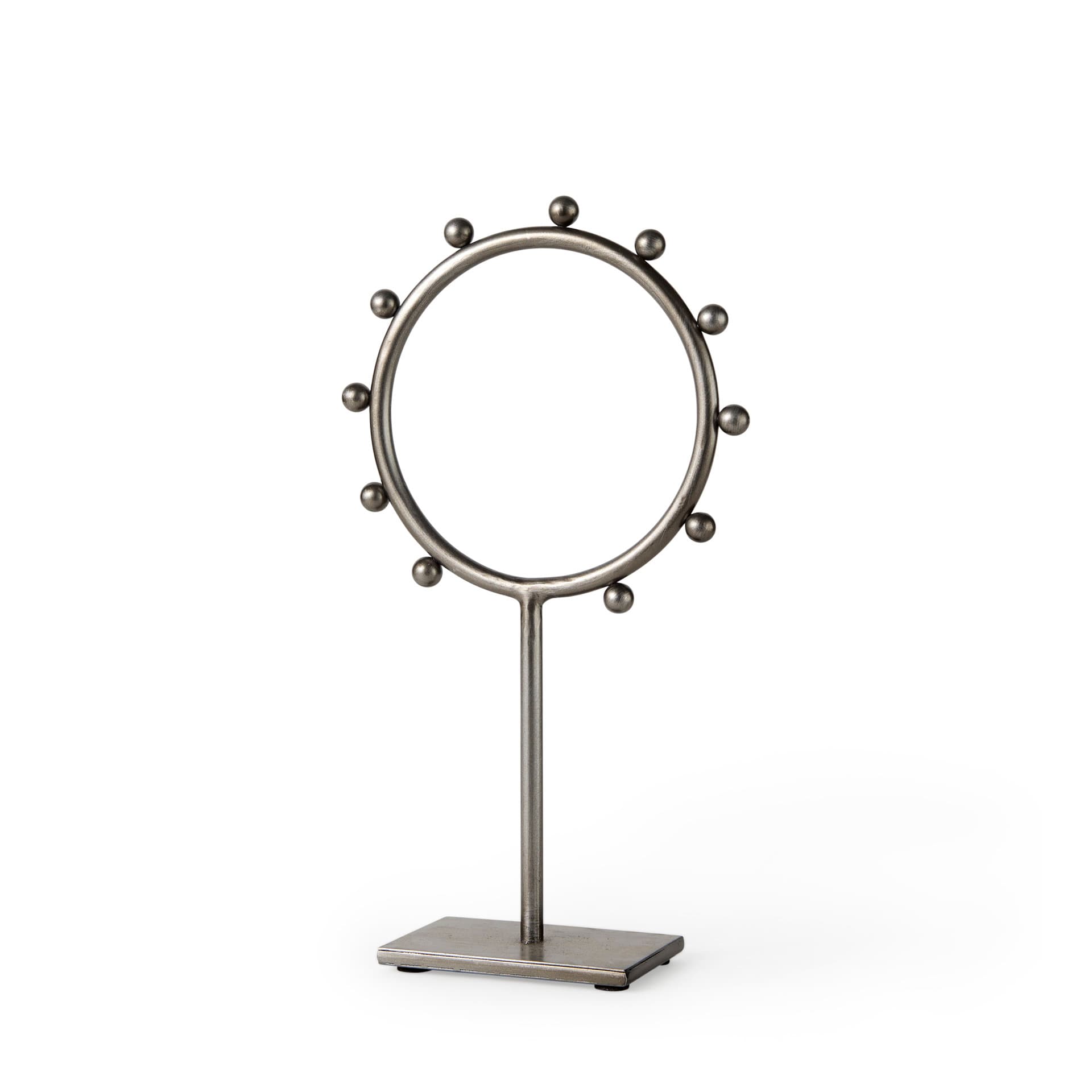 Elio 7.5L x 3.0W x 13.2H Small Studded hoop object — product photograph