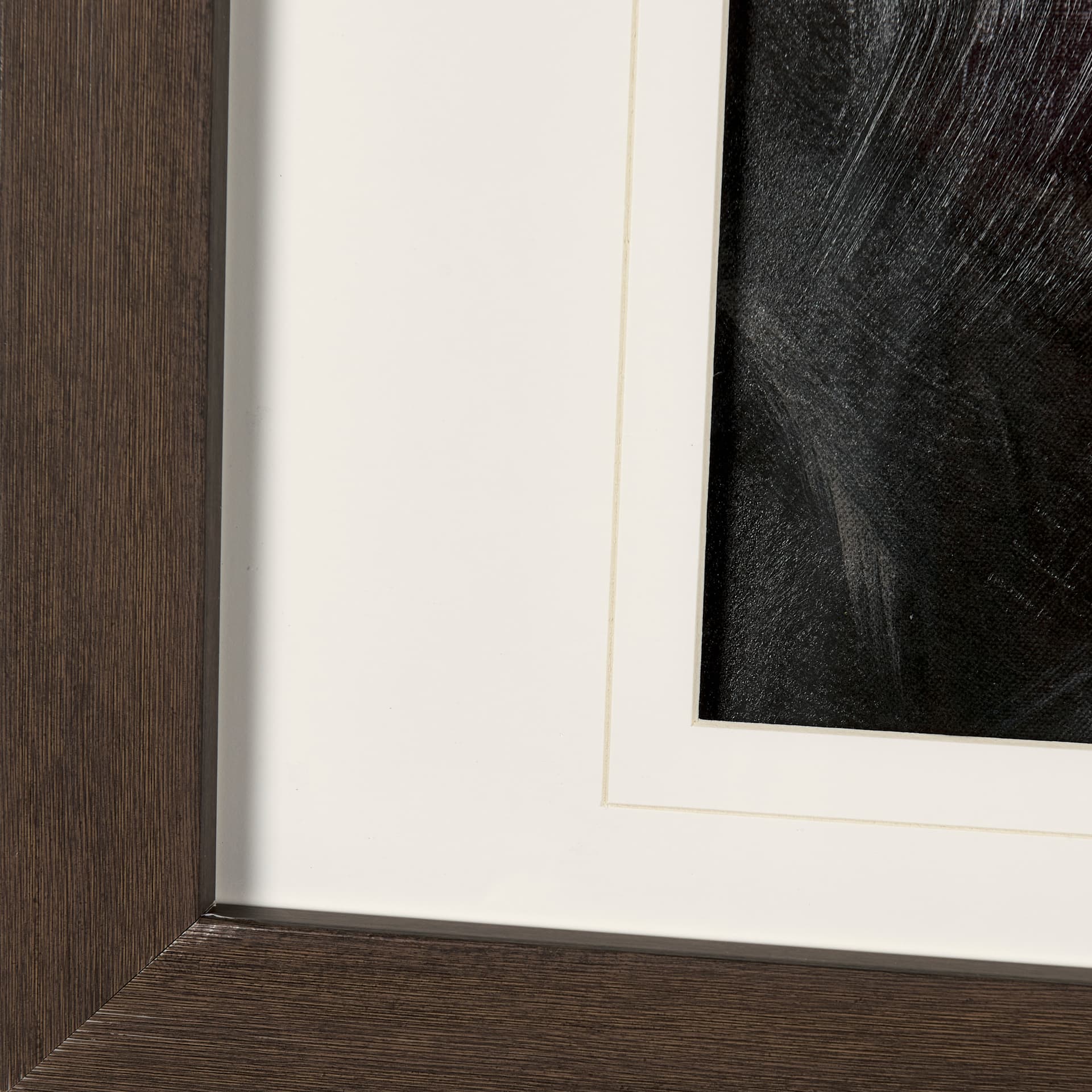 Running Wild - Quick by Mercana Studio Hand Embellished Textured Framed Art Print Matted under Glass — product photograph
