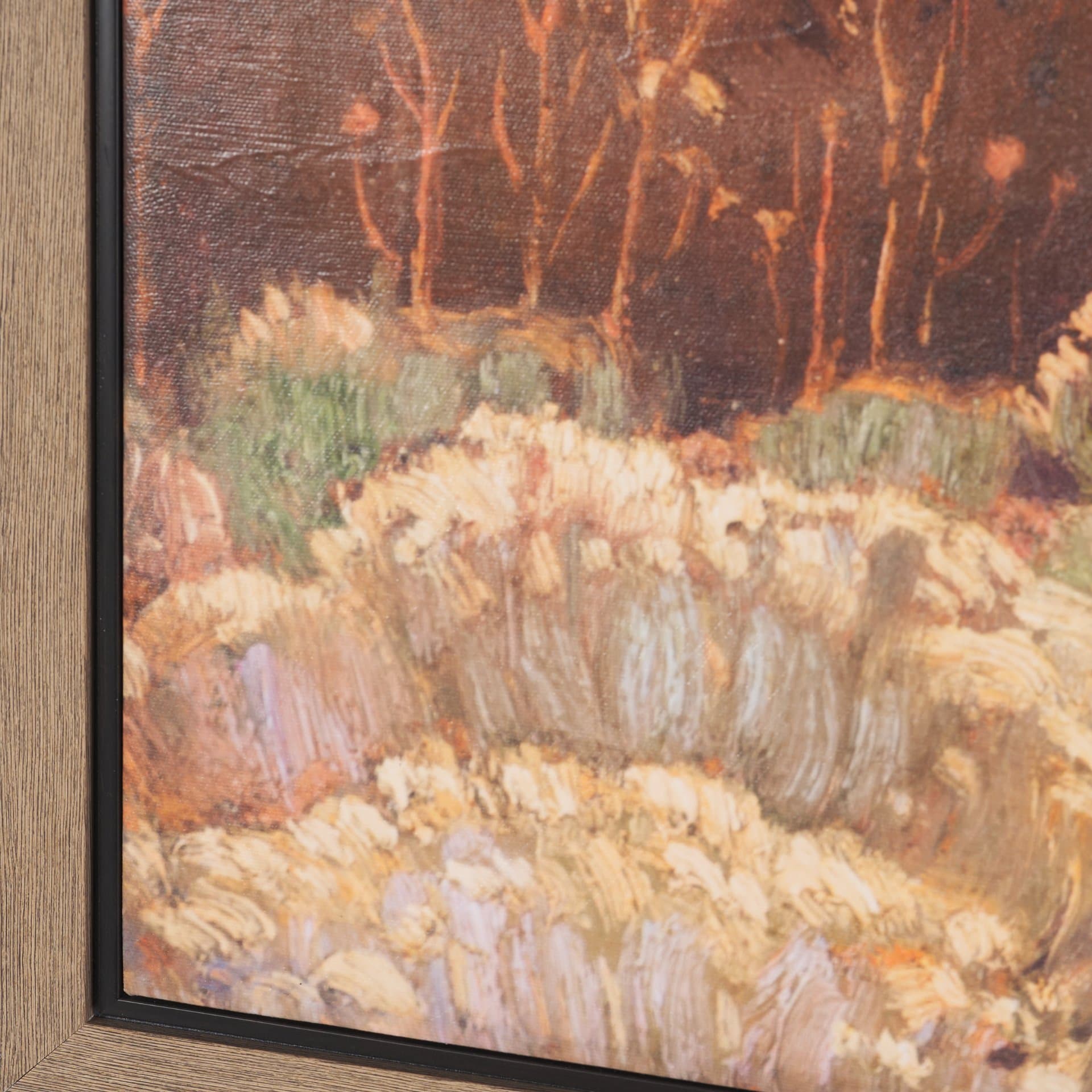 Landscape, Taos by Ernest Martin Hennings Hand-Embellished Textured Framed Canvas Artwork — product photograph