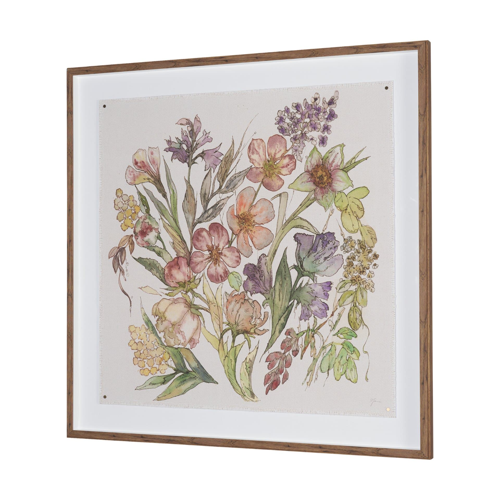 Atelier des Fleurs I by Mercana Studio Framed Artwork Matted under Glass — product photograph