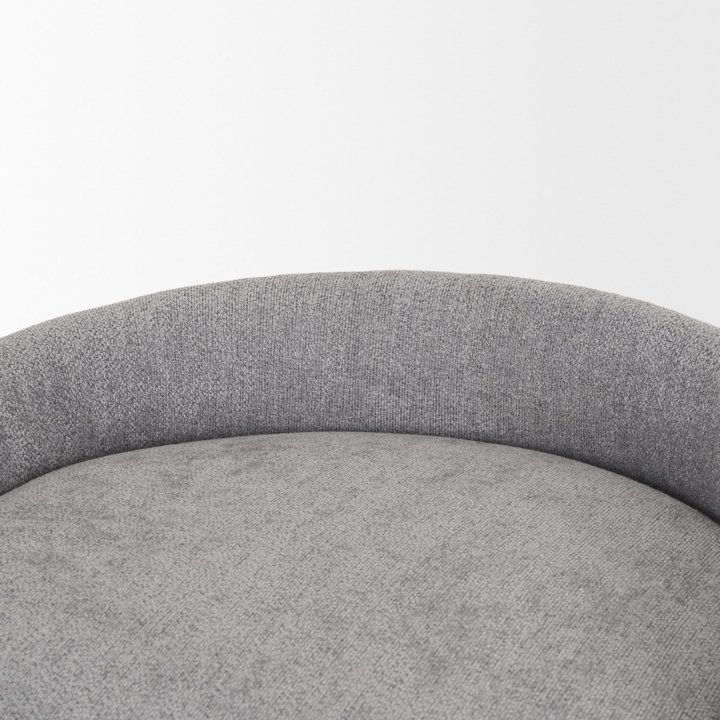 Hollyfield Low Back 28.7in Seat Bar Stool | II Gray Fabric w/ Counter — product photograph