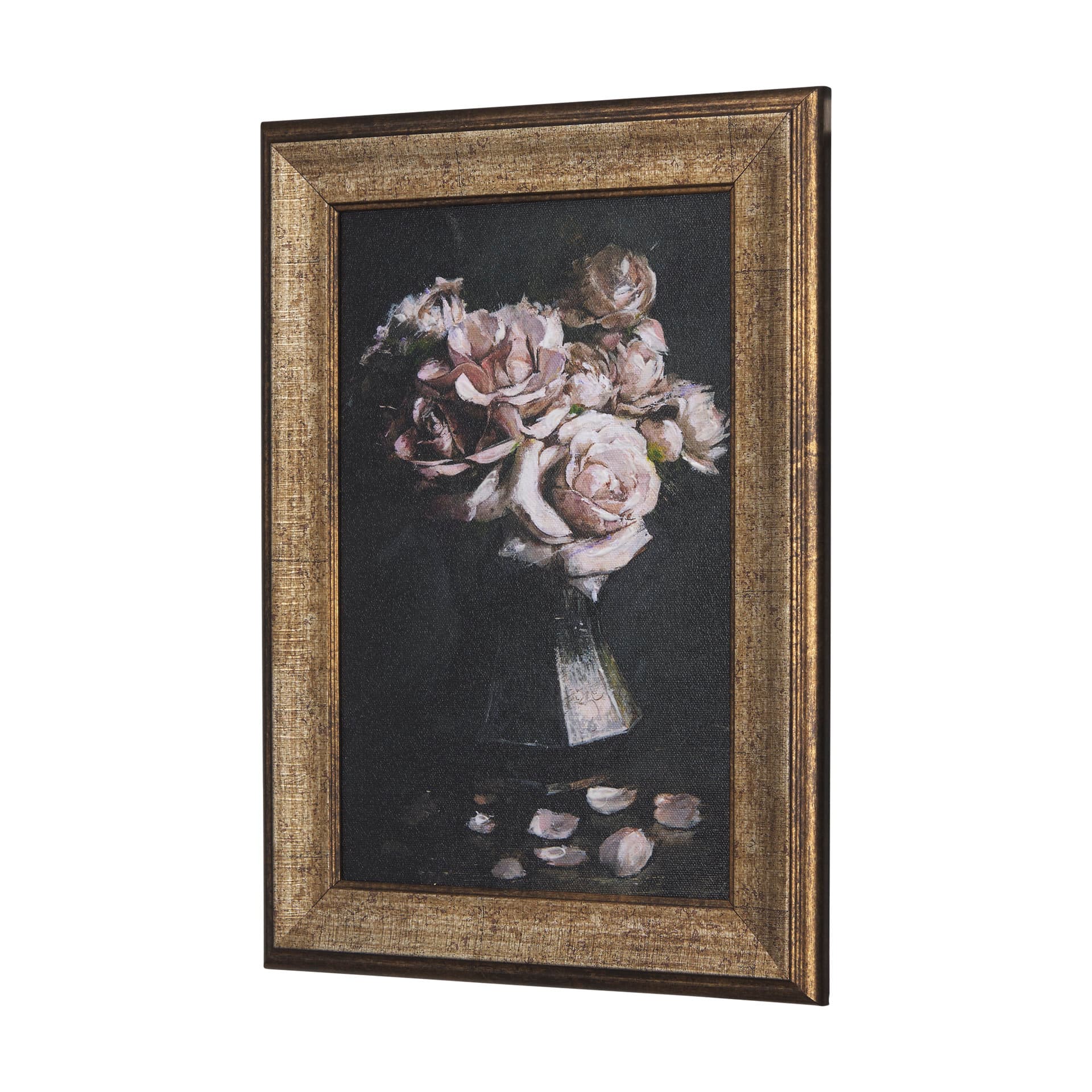 Still Life Flowers I by Mercana Studio a Hand Embellished Textured Framed Art Print — product photograph