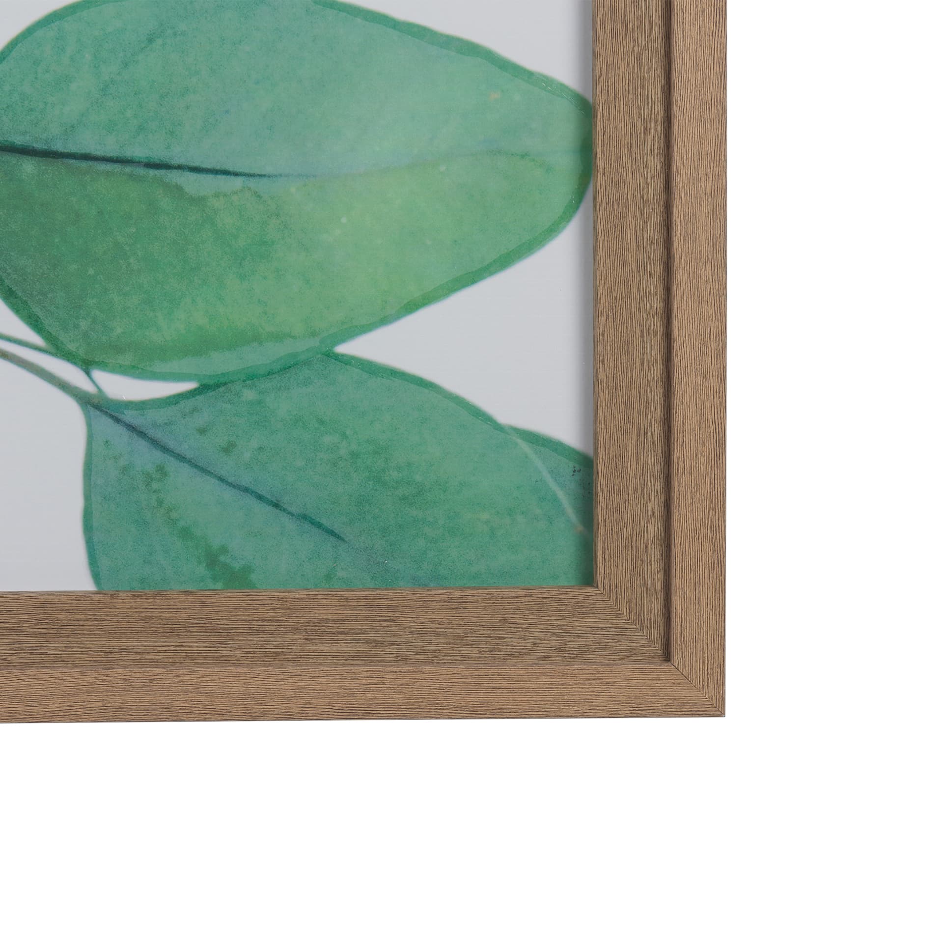 Nature Calm Lull by Mercana Studio a Hand Embellished Textured Framed Art Print Matted under Glass — product photograph