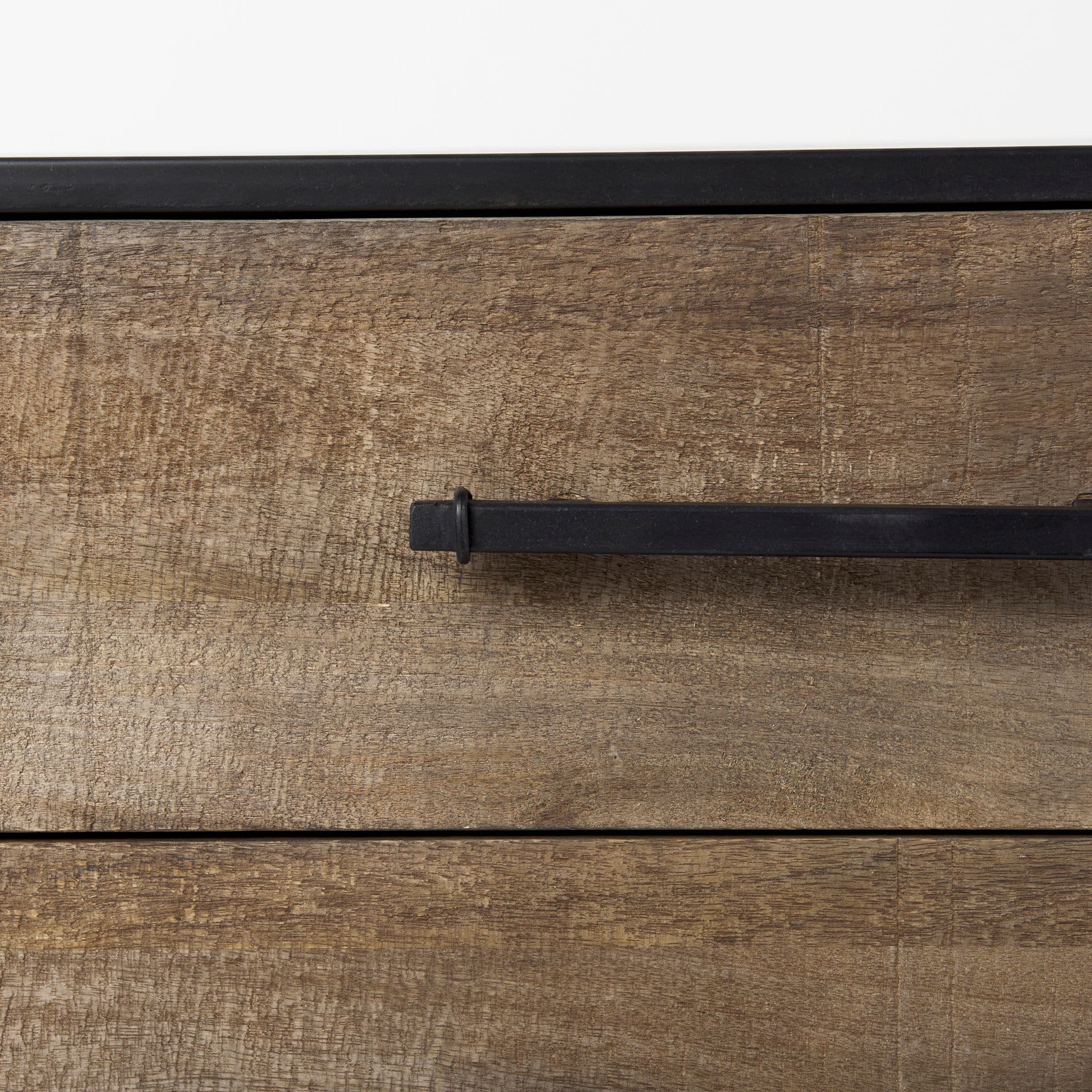 Alvin 34.5L x 21.5W x 30.0H Wood W/Metal Framing Accent Cabinet — product photograph