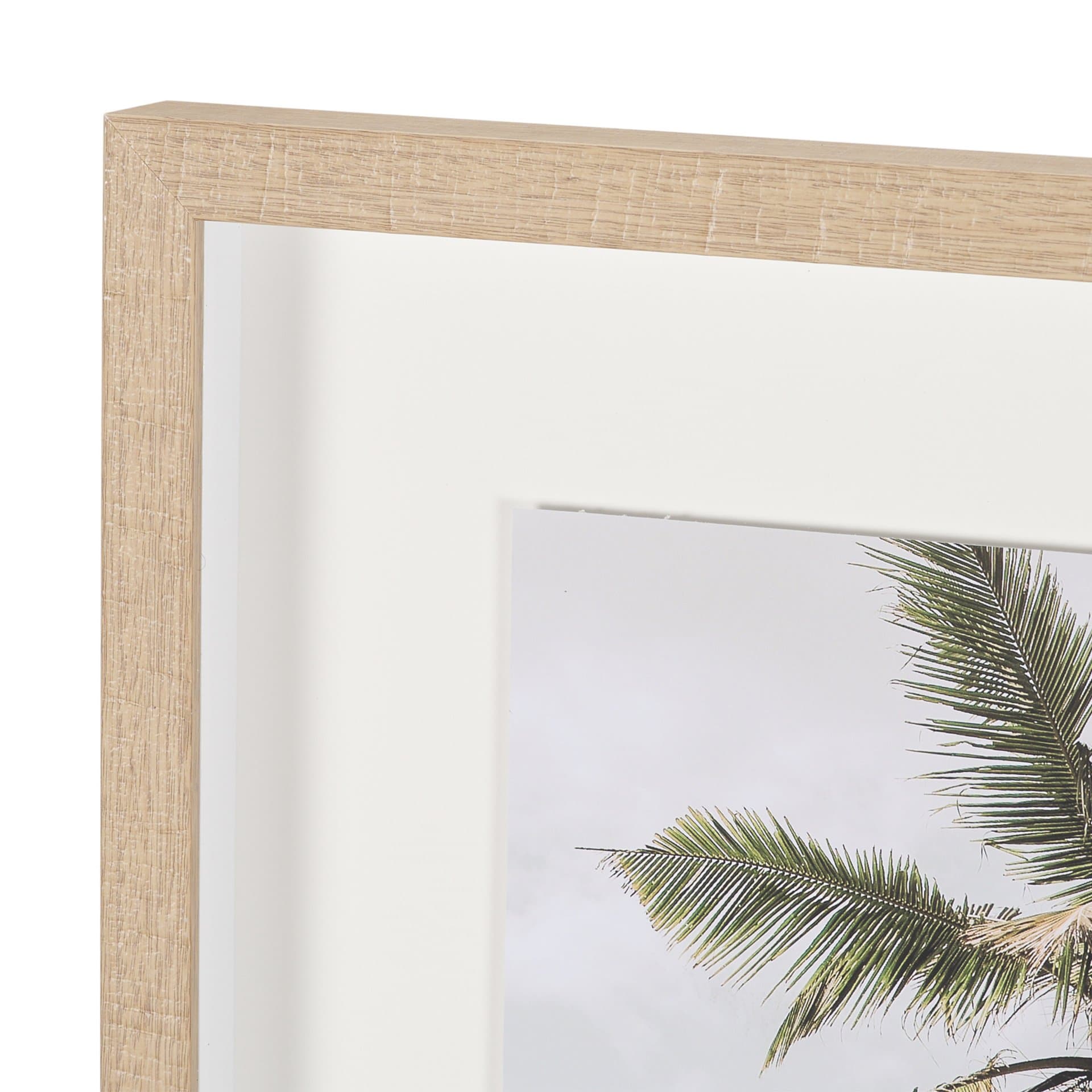 Oceanside Palms by Shot By Clint Framed Photo Print Matted under Glass — product photograph