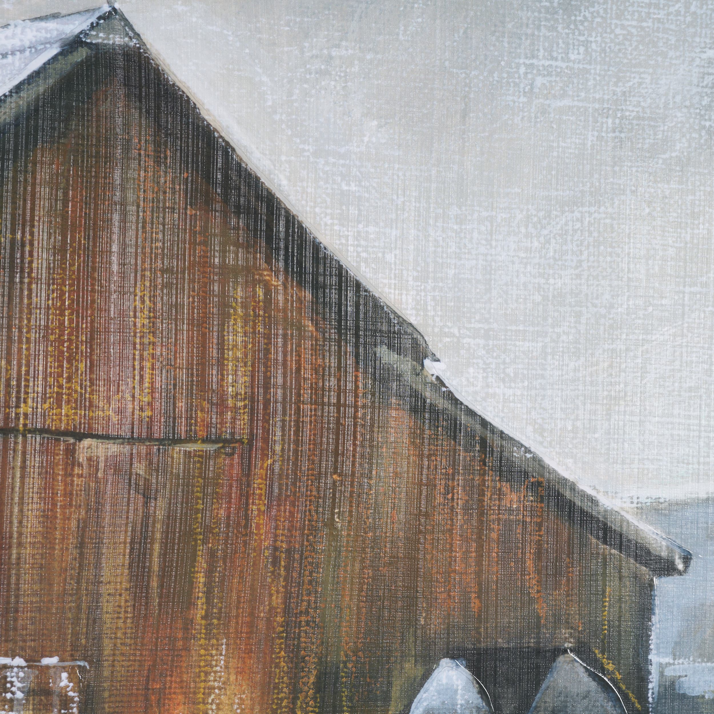 Old Barn III by Mercana Studio a Hand Embellished Textured Framed Art Print — product photograph