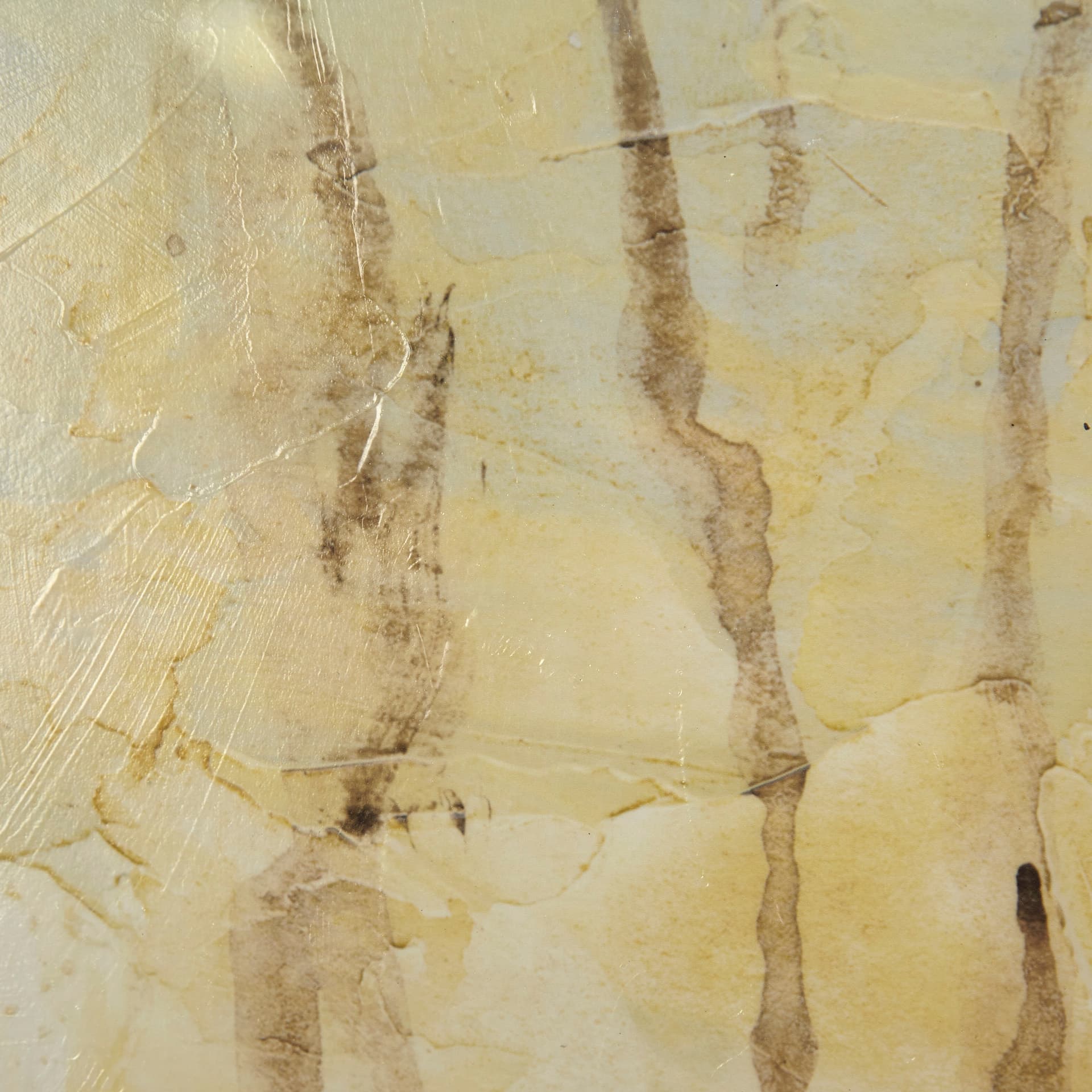 Treeline Light II by Jennifer Goldberger Hand Embellished Framed Art Print Matted under Glass — product photograph