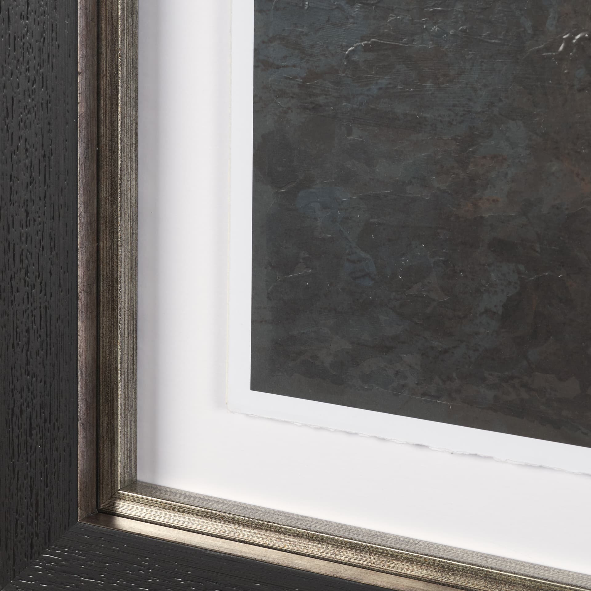 Winter Sky by Mercana Studio Hand Embelished Framed Artwork Matted under Glass — product photograph