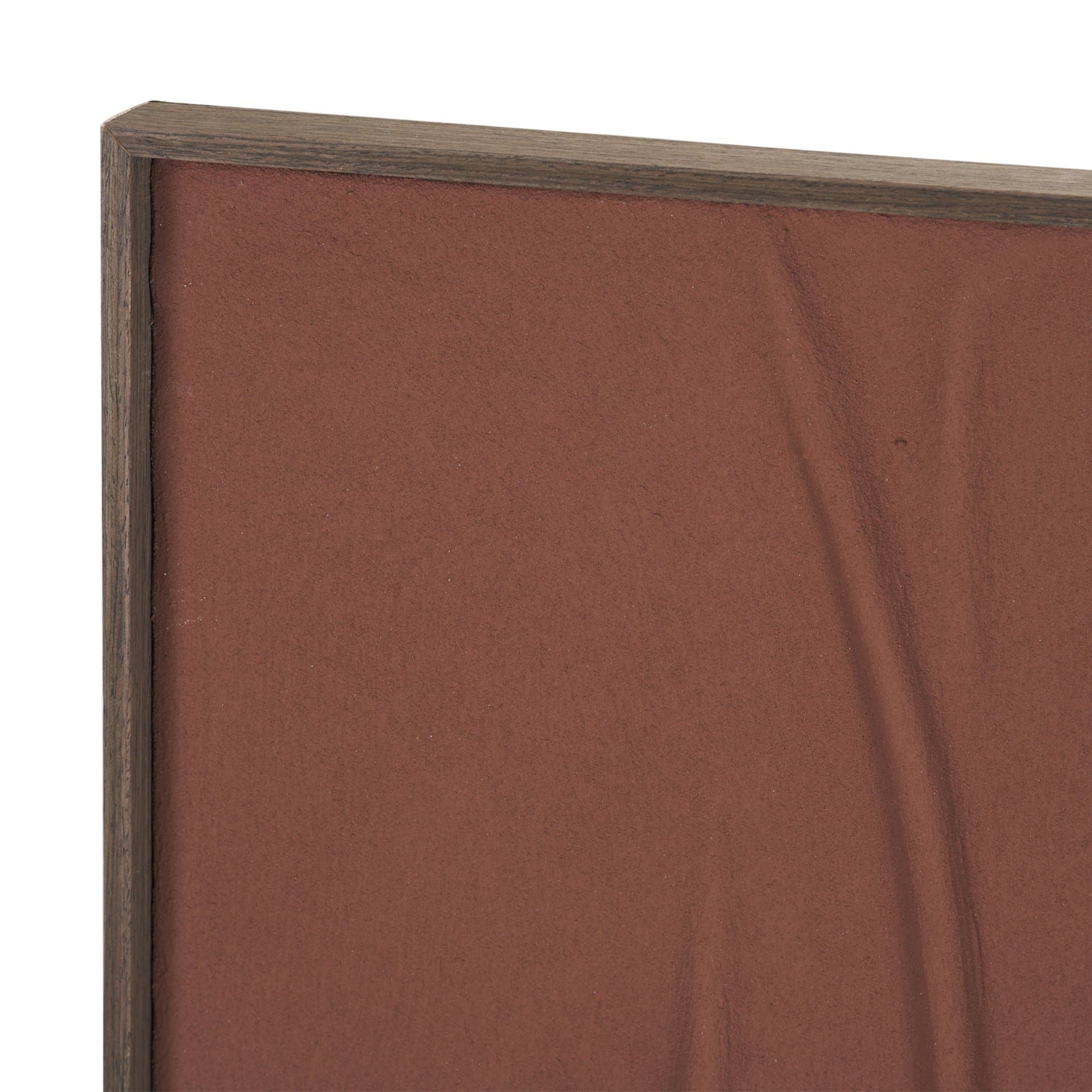 Drape I Rust Fabric Dimensional Framed Art — product photograph