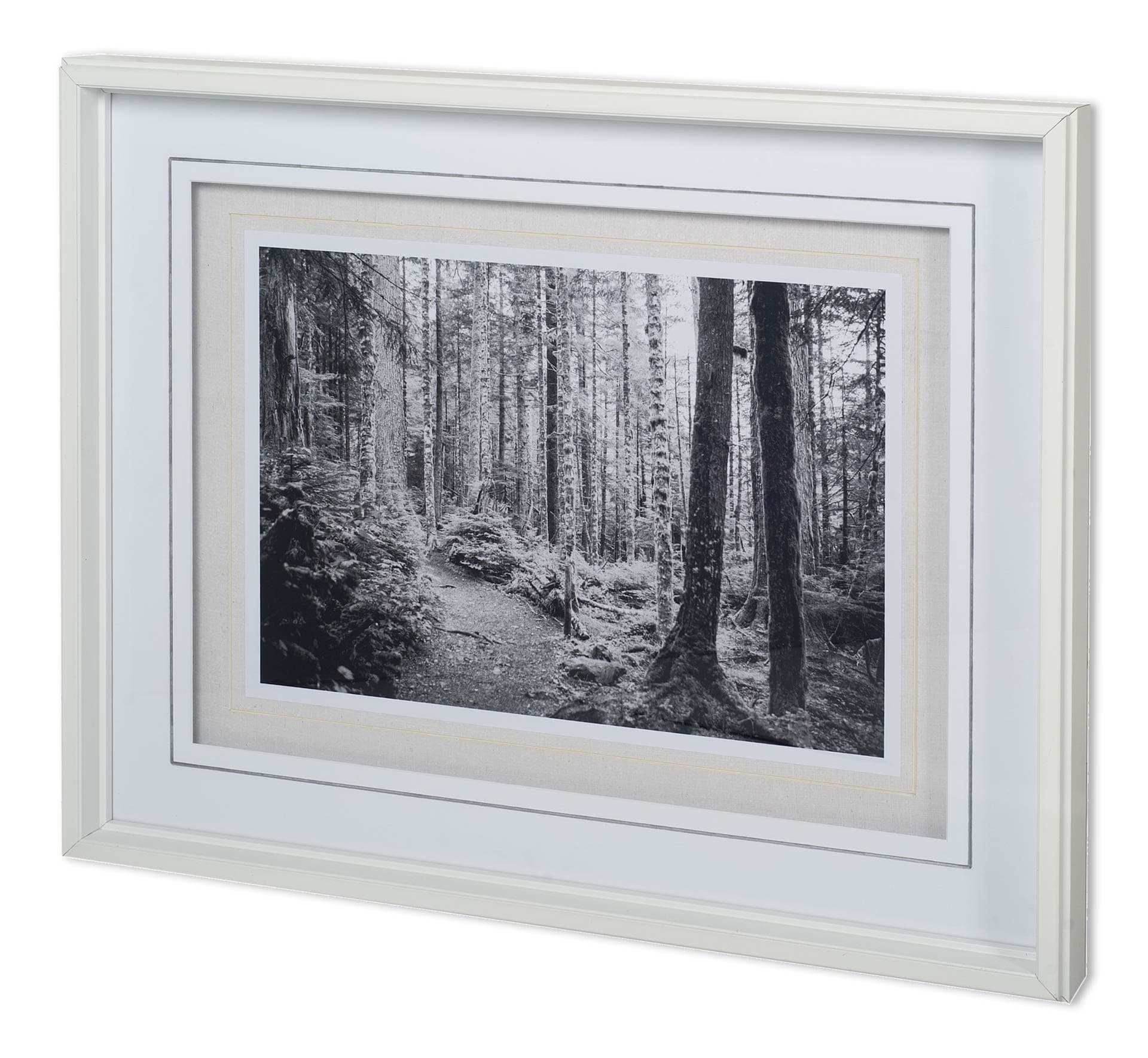 Winding Road by Aaron Matheson a Hand Embellished Textured Framed Photo Art Print Matted under Glass — product photograph