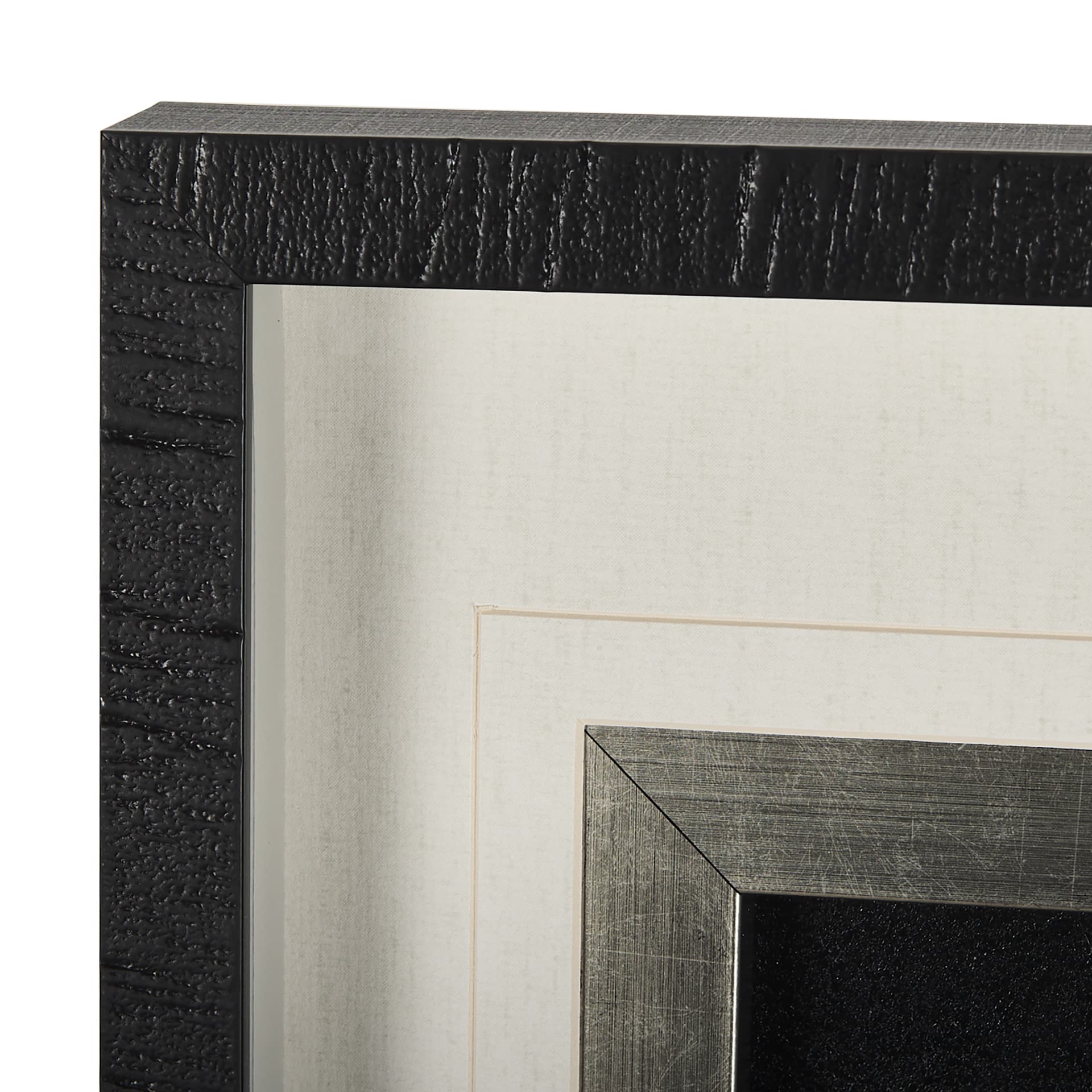 Cosmos II by Mercana Studio a Hand Embellished Textured Framed Art Print Matted under Glass — product photograph