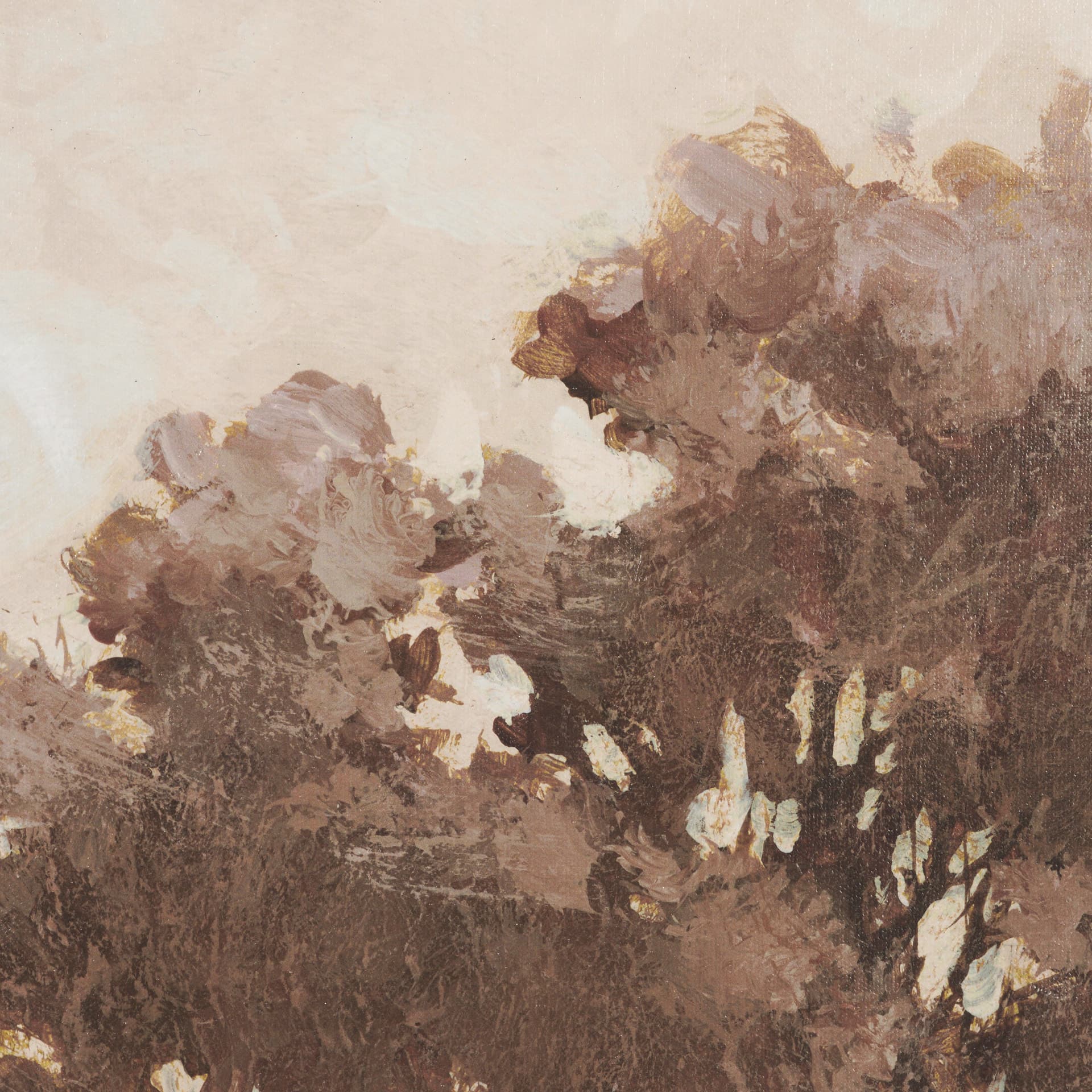 Calm Horizon I by Mercana Studio Hand-Embellished Textured Framed Canvas Artwork — product photograph