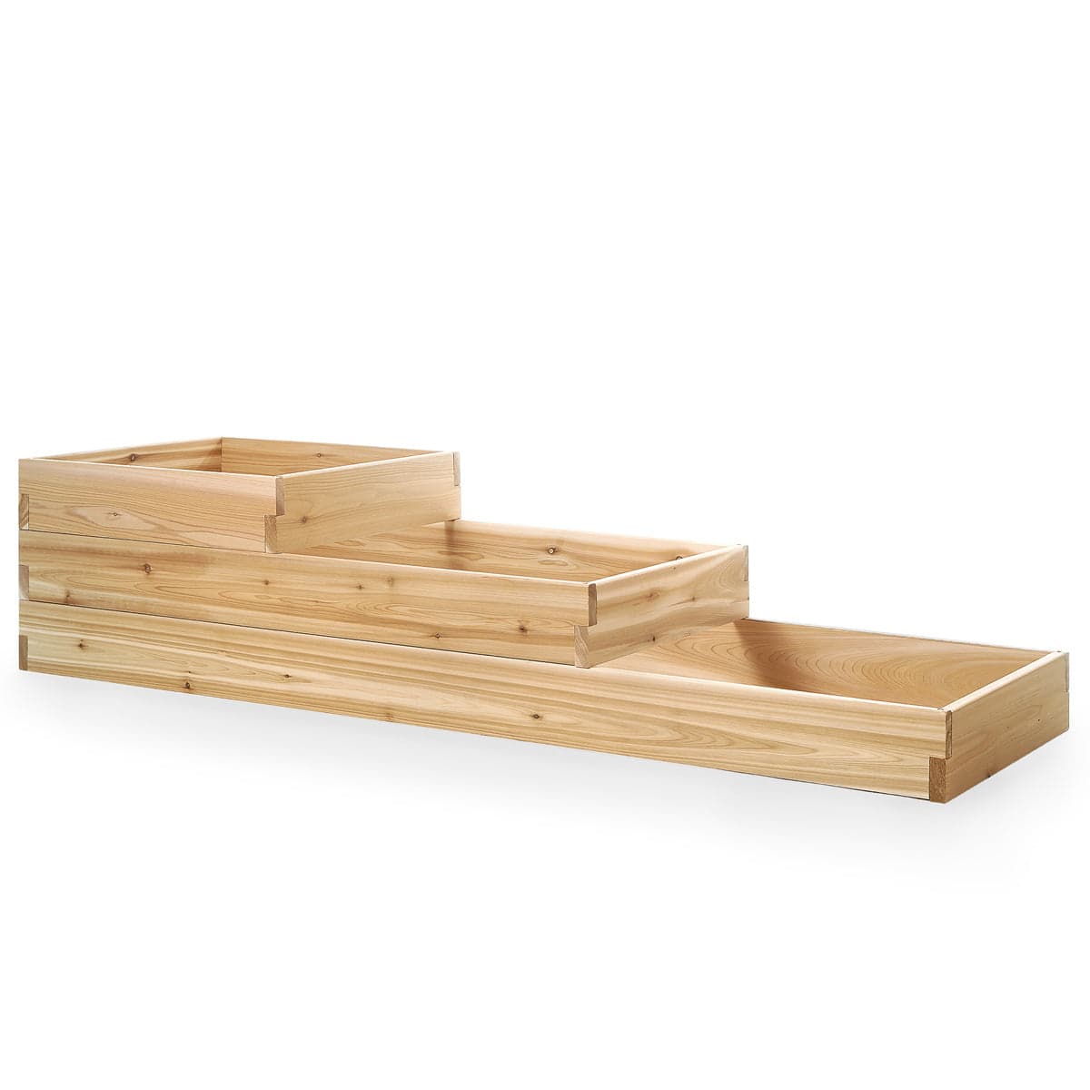 3-Step Tiered Cedar Garden Box RGT15 — product photograph