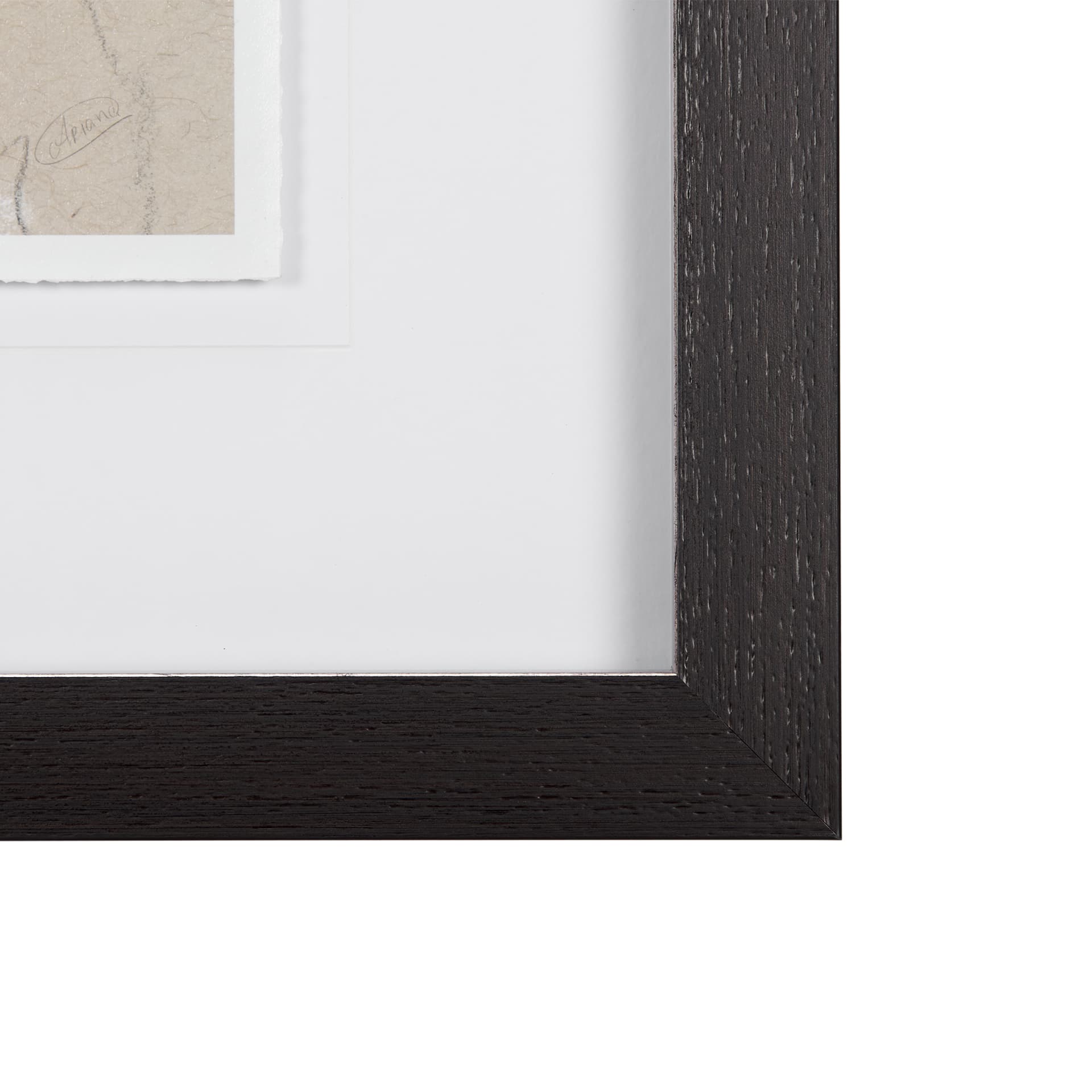 Sketch of Animal III (Antelope) Mercana Studio Hand Embellished Framed Art Print Matted under Glass — product photograph