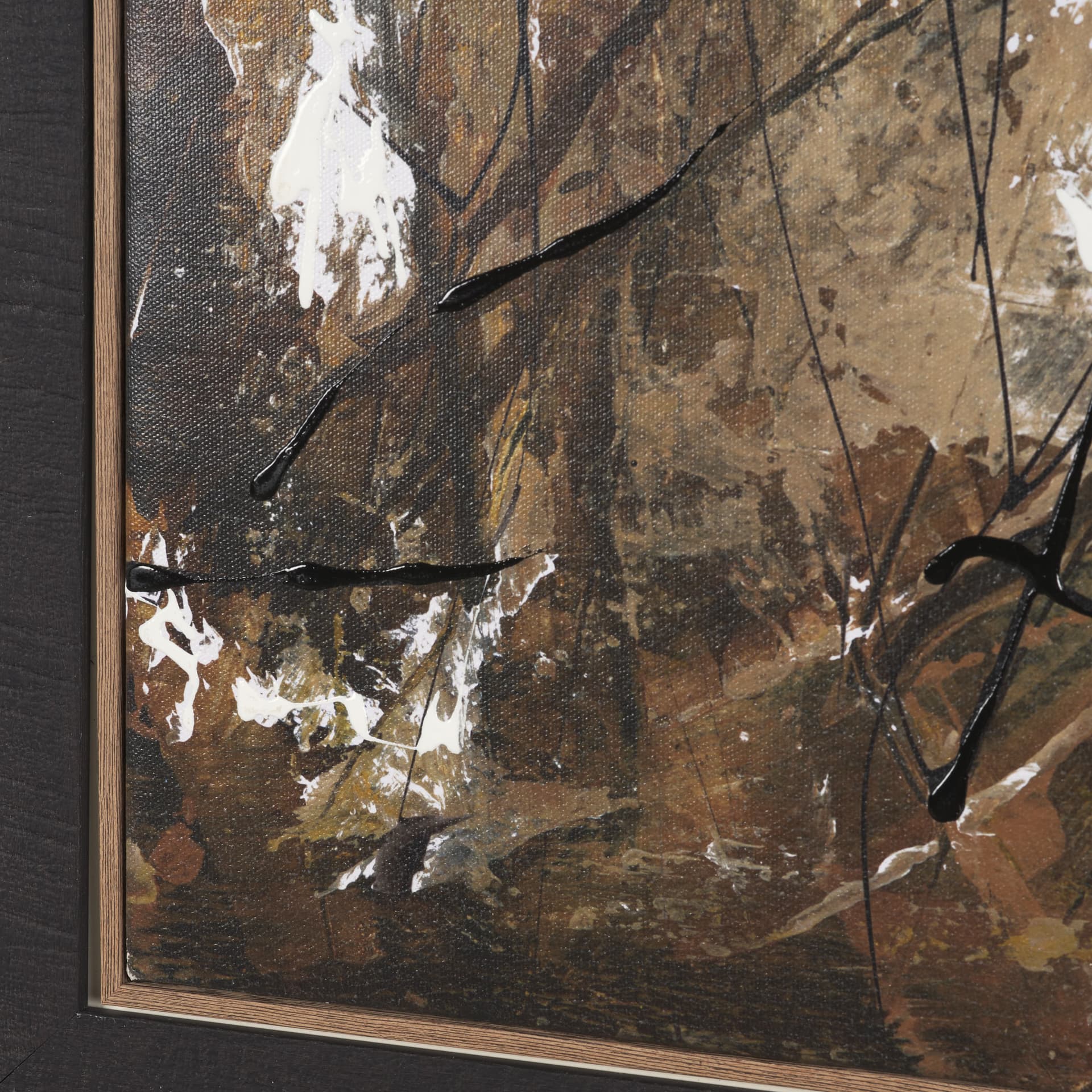 Chaos & Order I by Chad Warren a Hand Embellished Textured Framed Canvas — product photograph