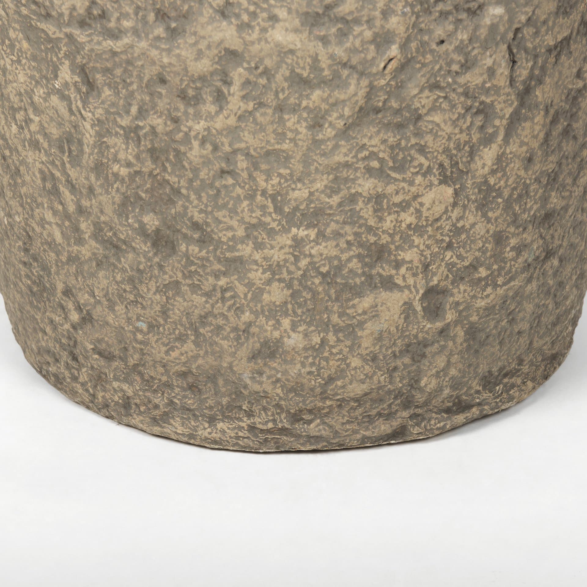 Rama Large Gray Paper Mache Floor Vase — product photograph