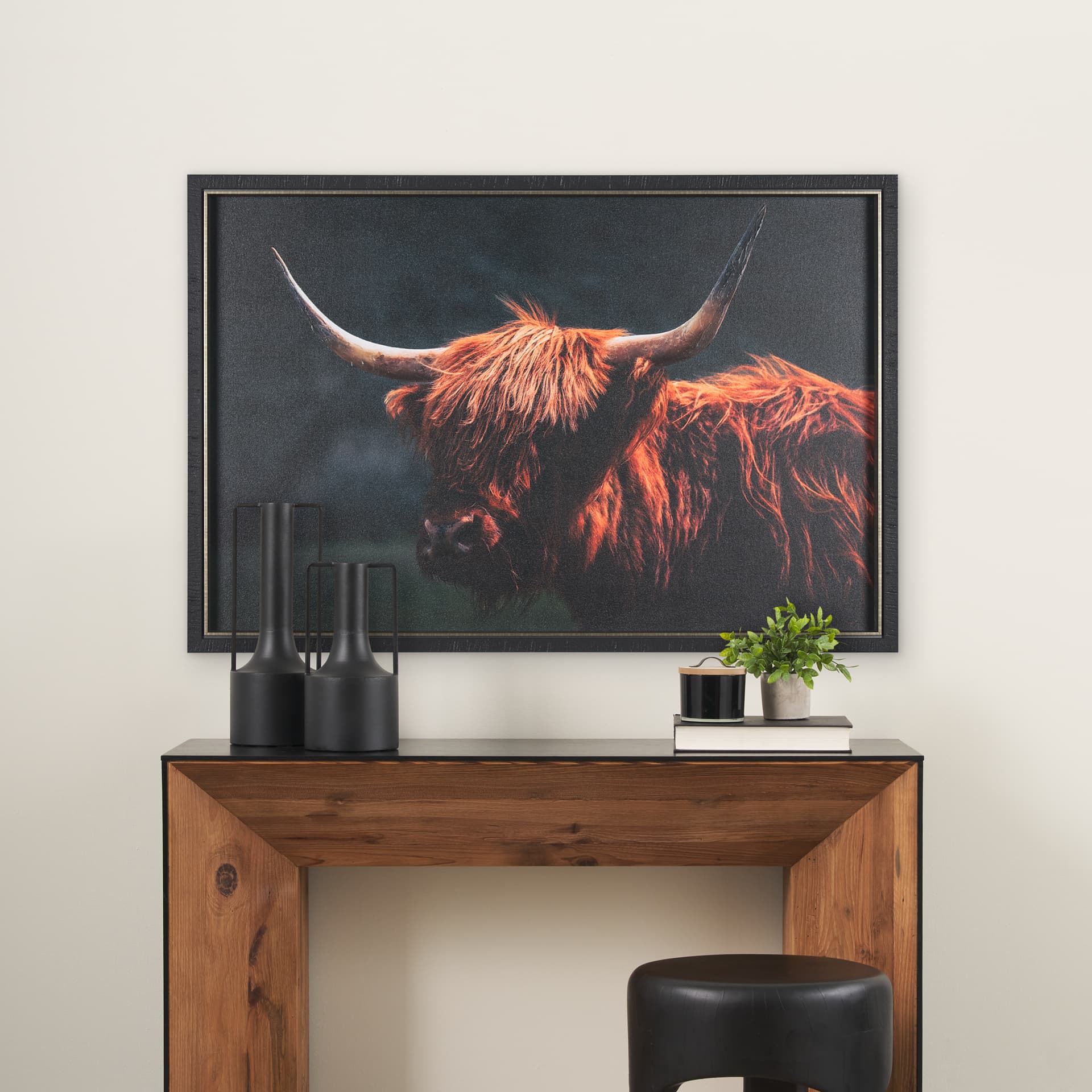 Fozzie by Chad Mackay a Hand Embellished Textured Framed Photo Art Print — product photograph