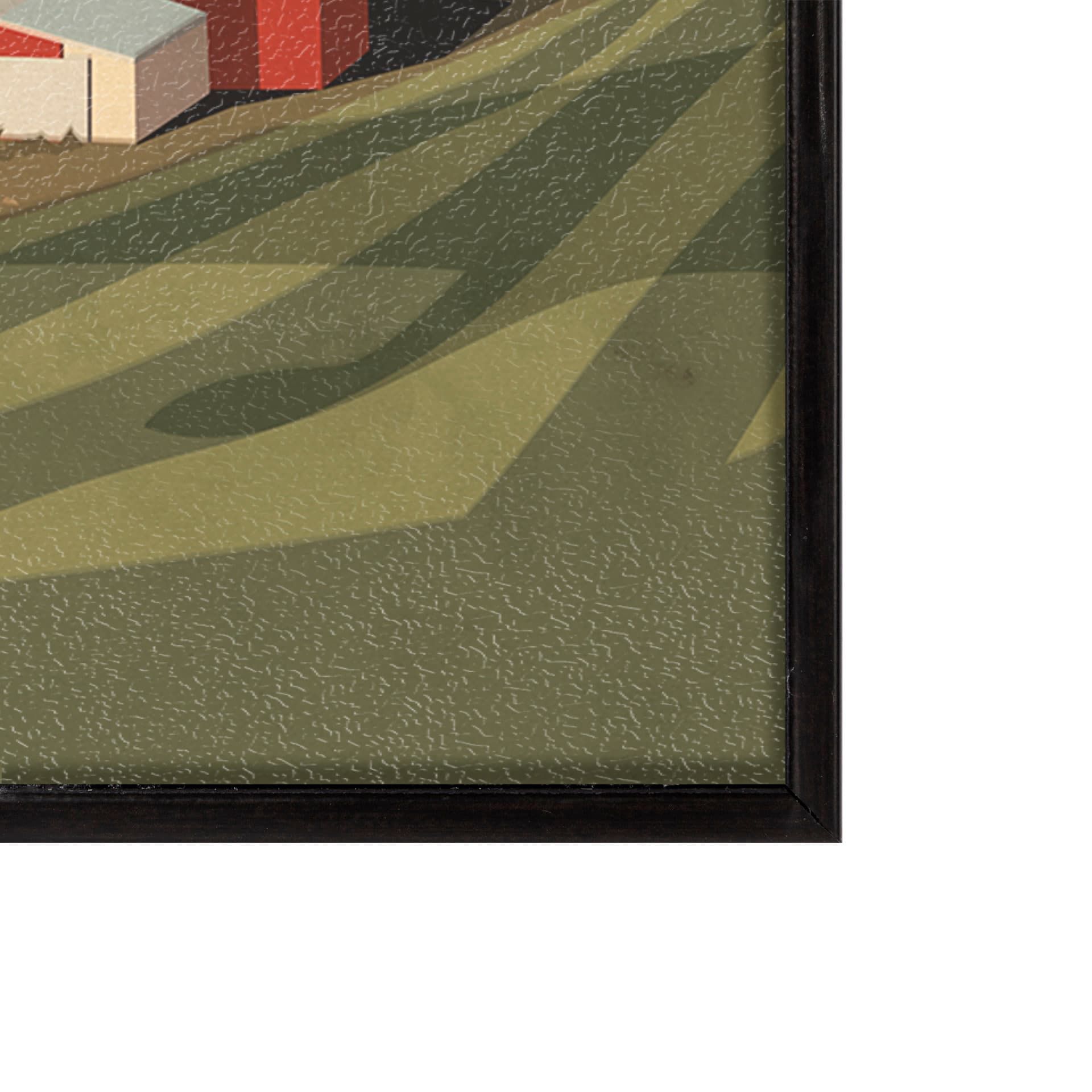 Ohio Go USA (SM) by Mercana Studio a Hand Embellished Decograph Framed Art Print — product photograph