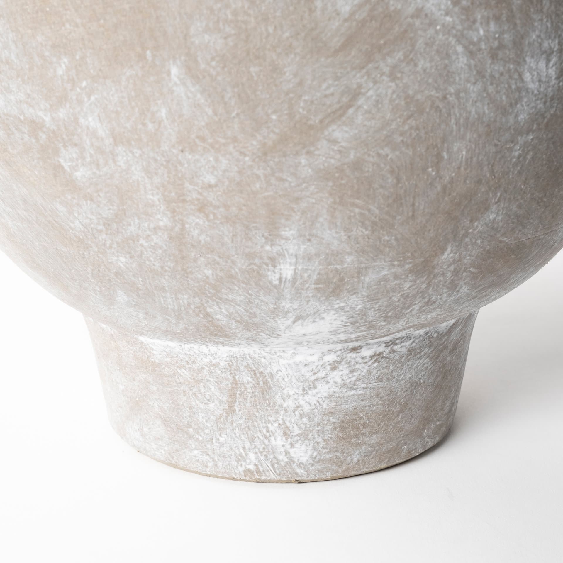 Deya Large Rustic Brown Ceramic Vase — product photograph