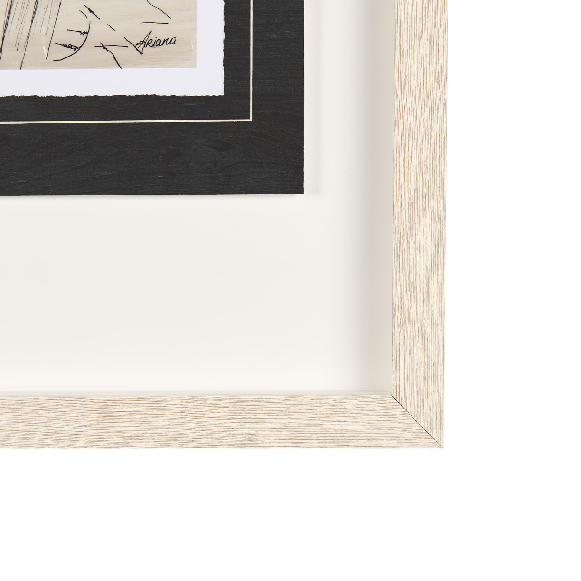 Fireside I by Mercana Studio a Hand Embellished Textured Framed Art Print Matted under Glass — product photograph