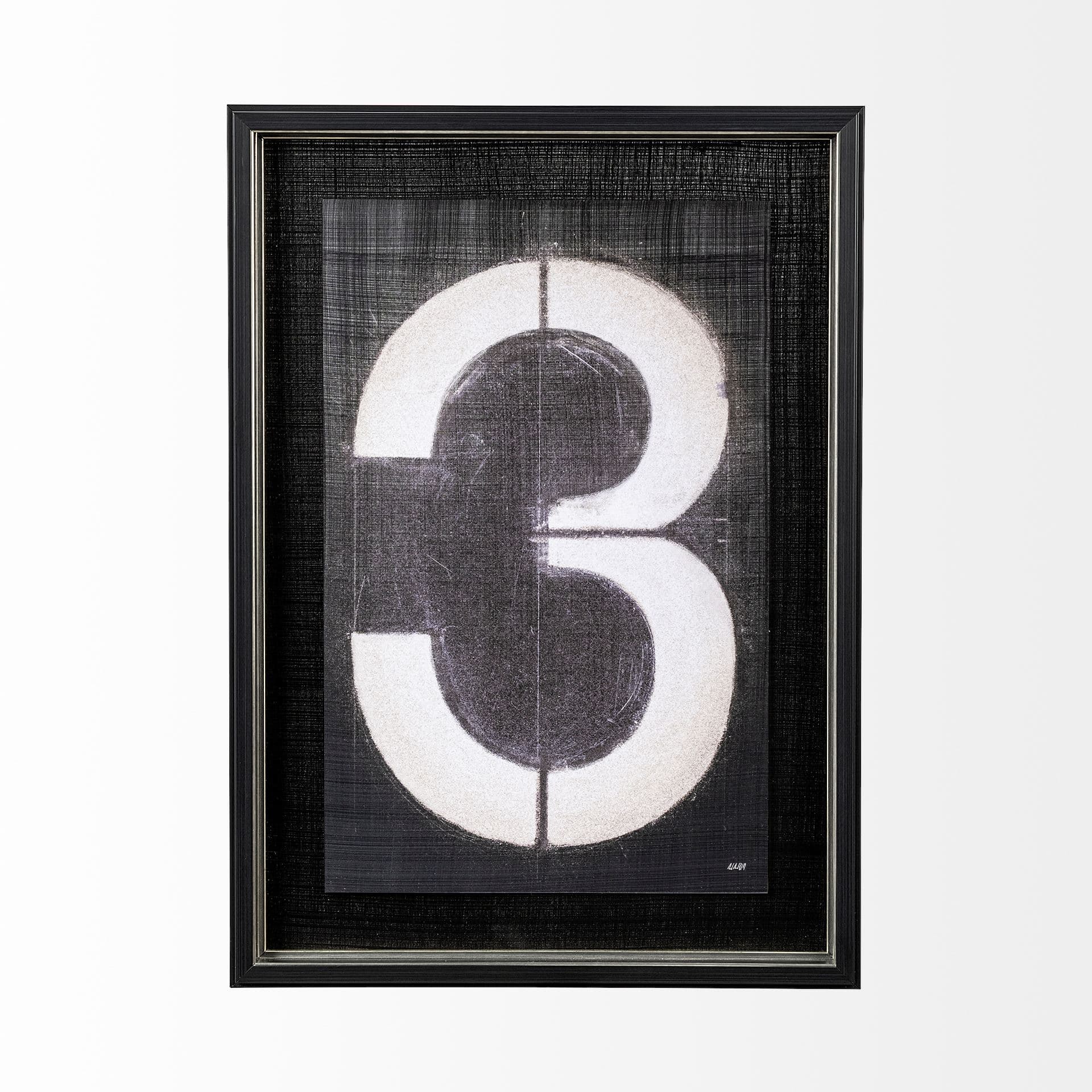 Value Collector 3 by Mercana Studio a Hand Embellished Textured Framed Art Print — product photograph