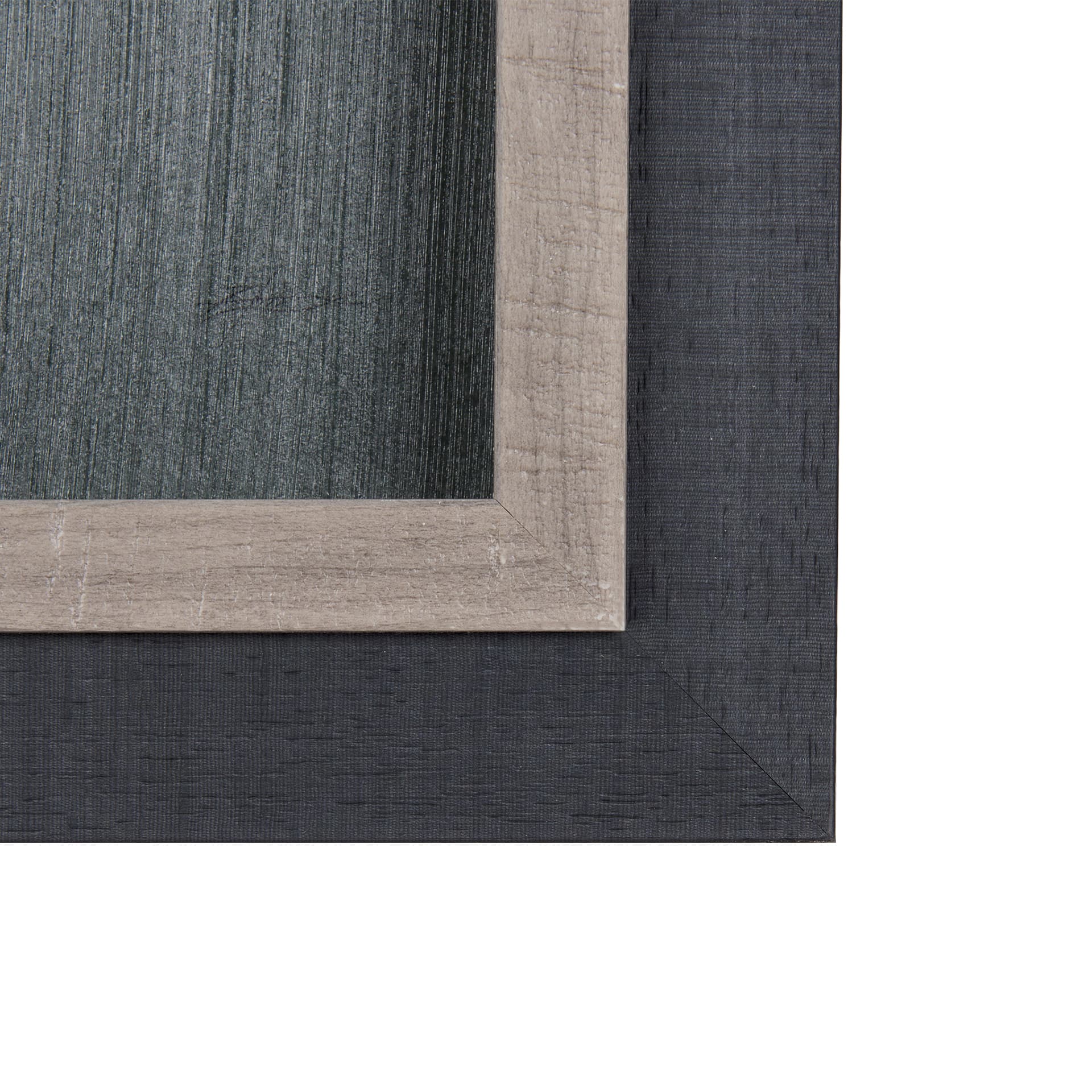 Blocks II by Mercana Studio a Hand Embellished Textured Framed Art Print — product photograph