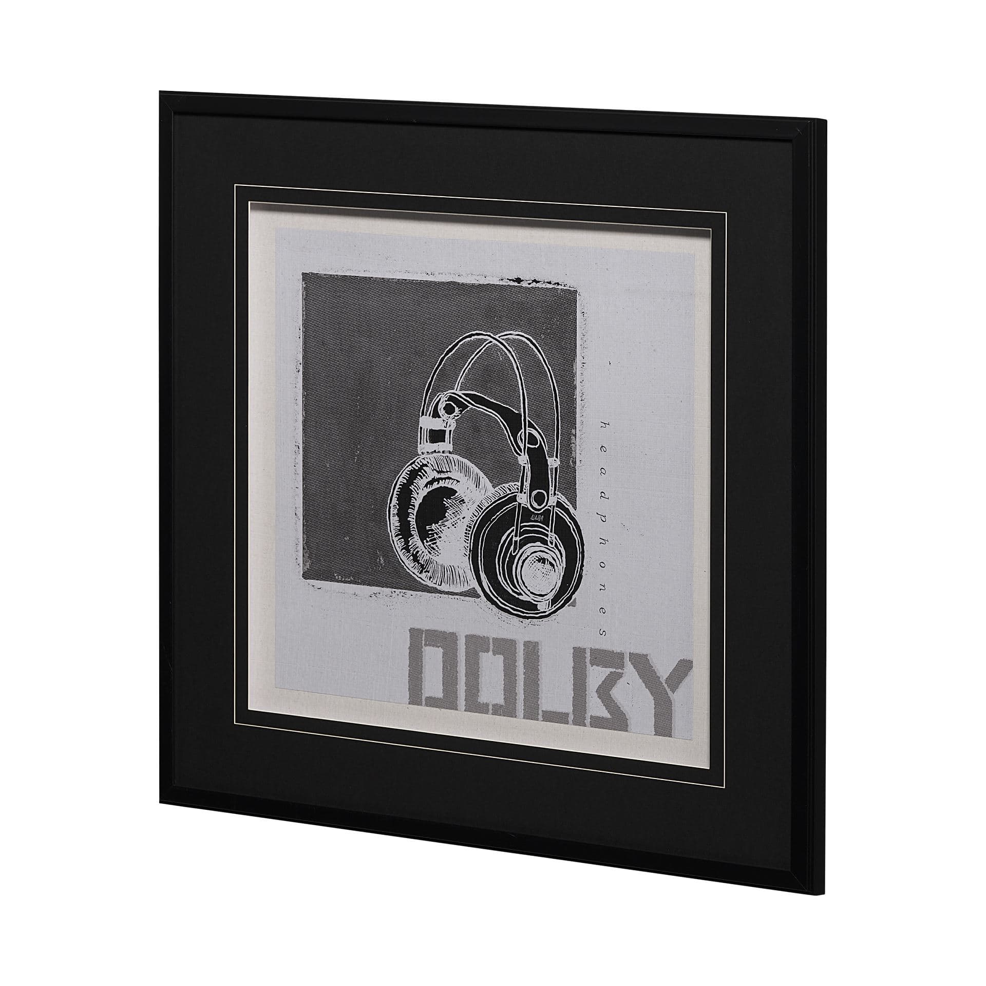 Retro Tone I by Alarm a Hand Embellished Textured Framed Art Print Matted under Glass — product photograph