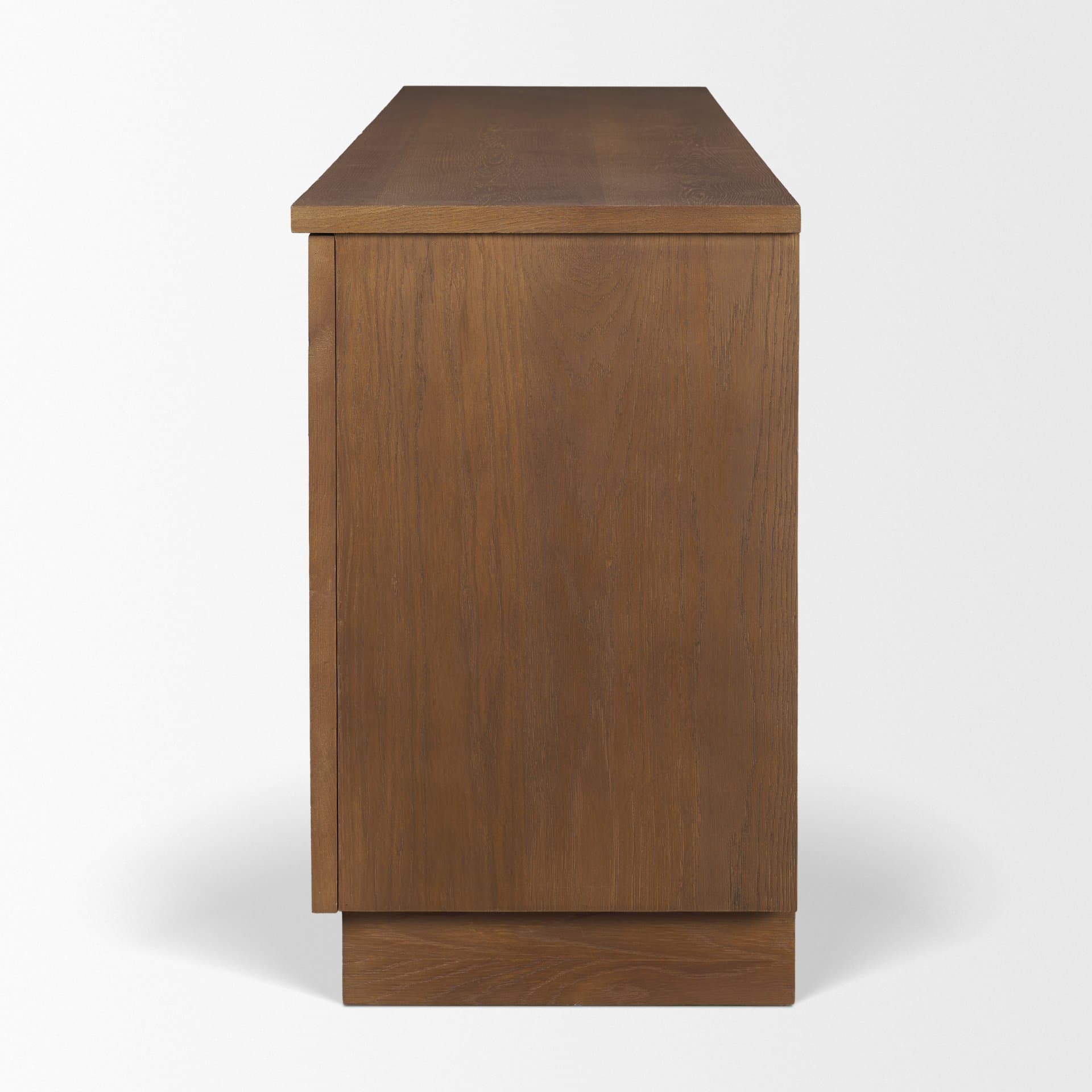 Winsford 82" Two-Tone Oak Sideboard w/ Glass Doors — product photograph