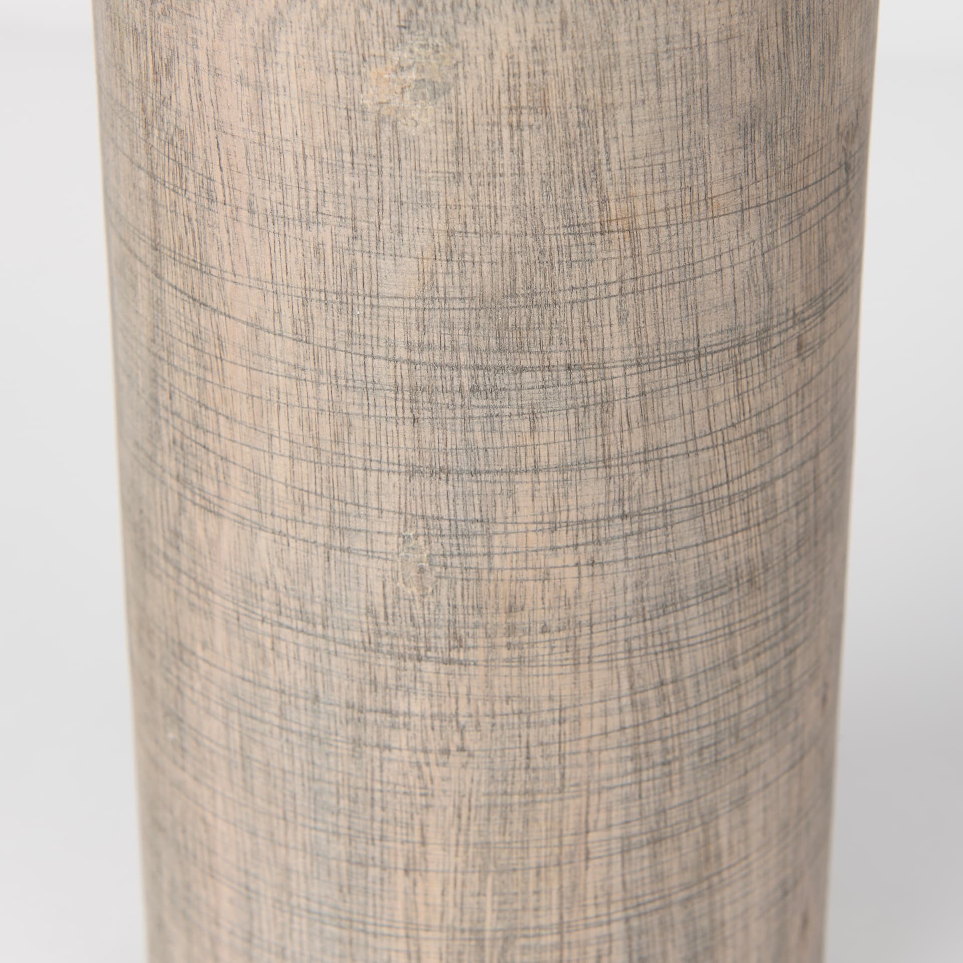 Knox Medium Gray-Wash Wood Decorative Object — product photograph