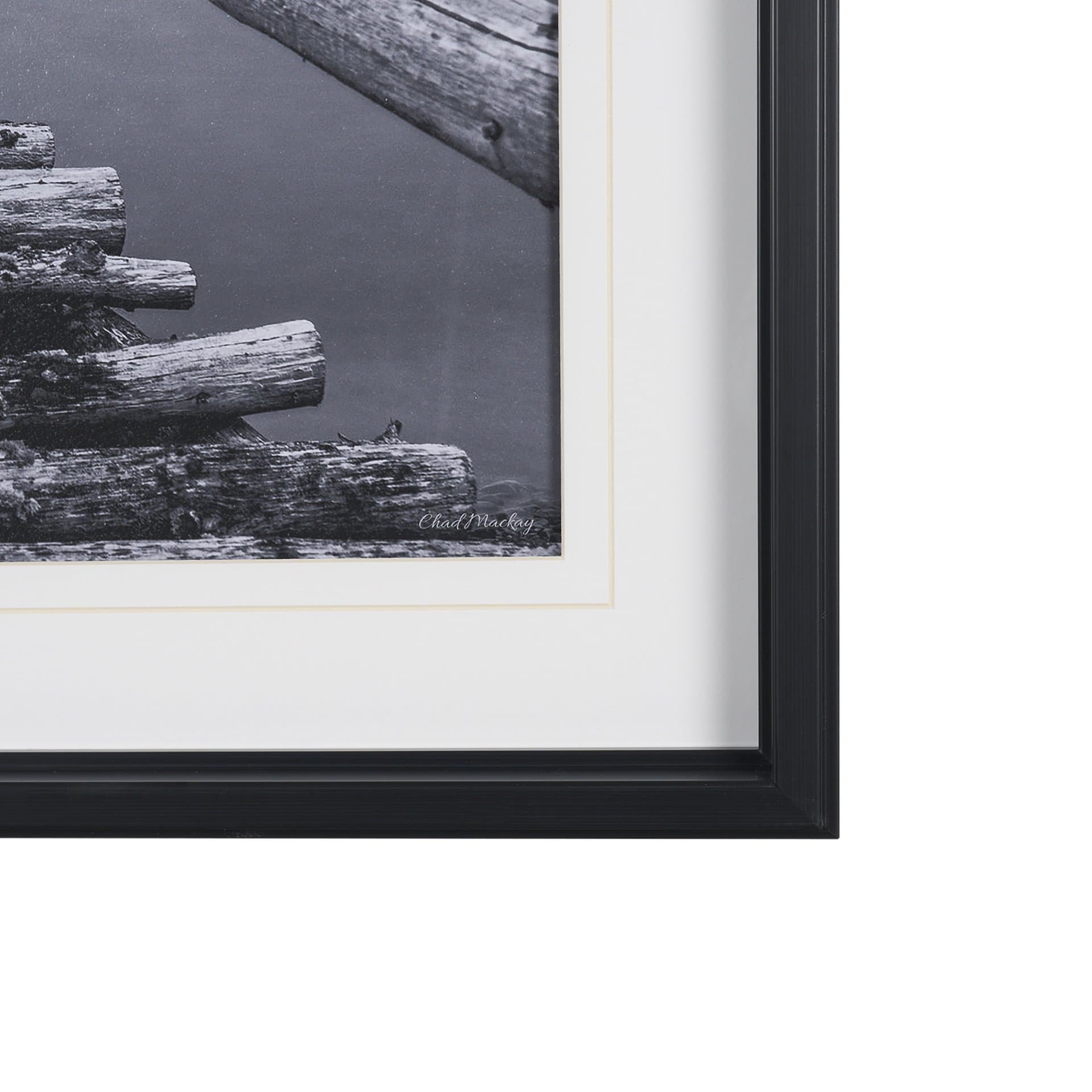 Where Water Waits by Chad Mackay Textured FramedPhoto Print Matted under Glass — product photograph