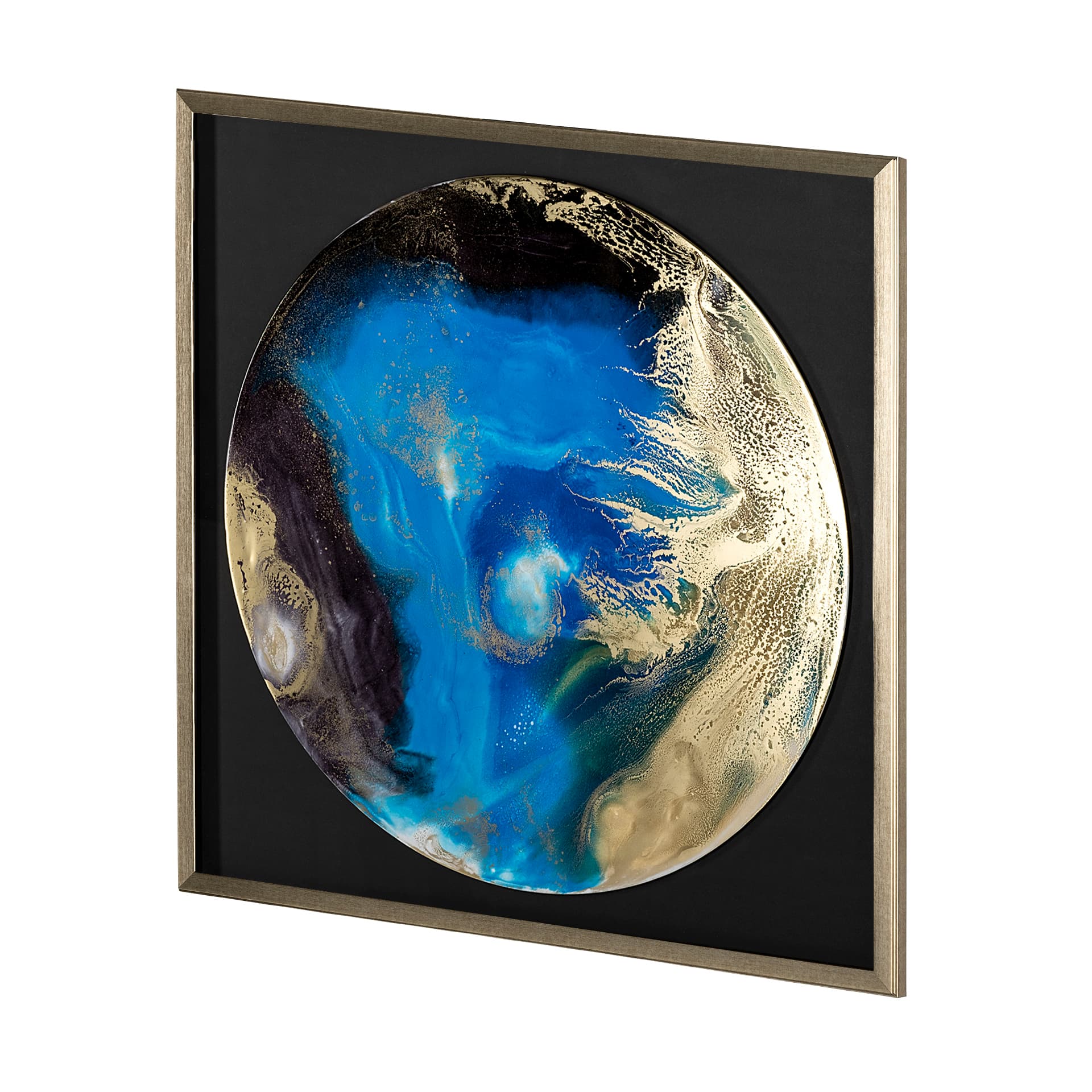 Blue Planet by Barbara Mercado a Framed Art Print Matted under Glass — product photograph