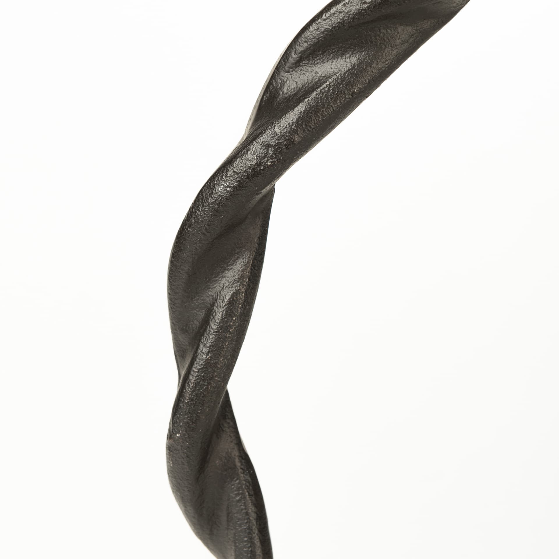 Rizwan (Small) Black Aluminum Braided Circular Object — product photograph