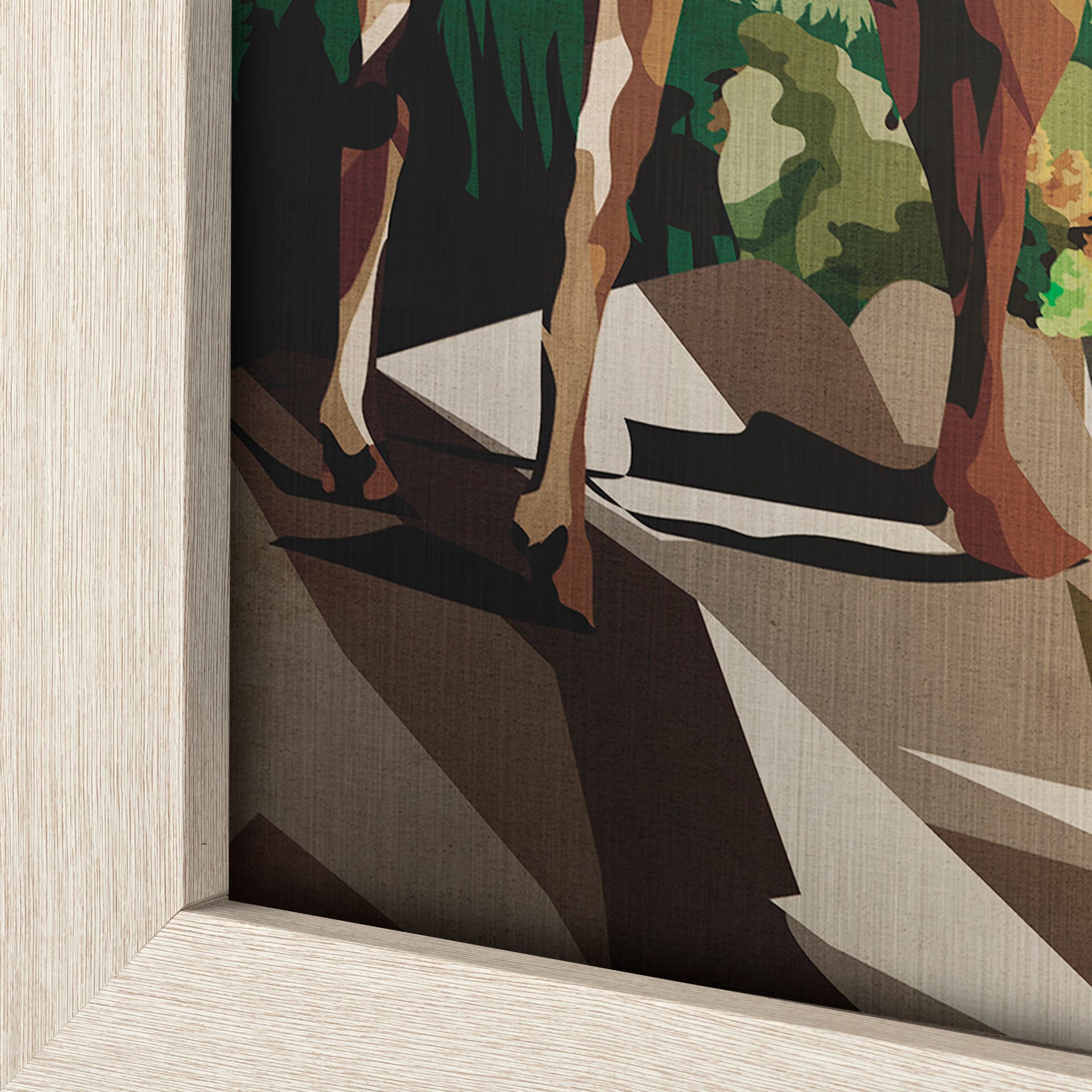 Colorado Go USA (L) by Mercana Studio a Hand Embellished Decograph Framed Art Print — product photograph