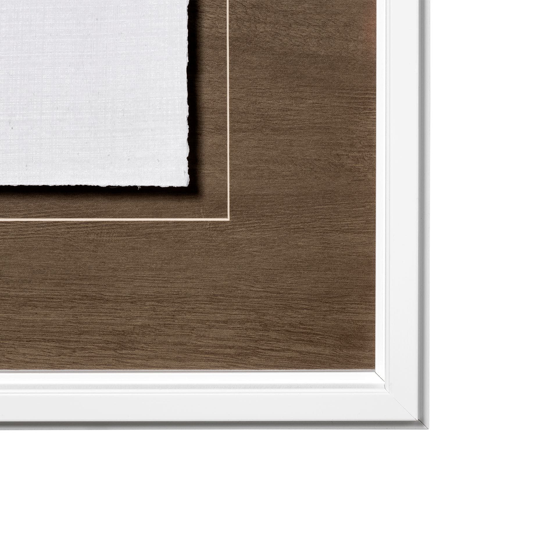 Unknown by Marie a Hand Embellished Textured Framed Art Print Matted under Glass — product photograph