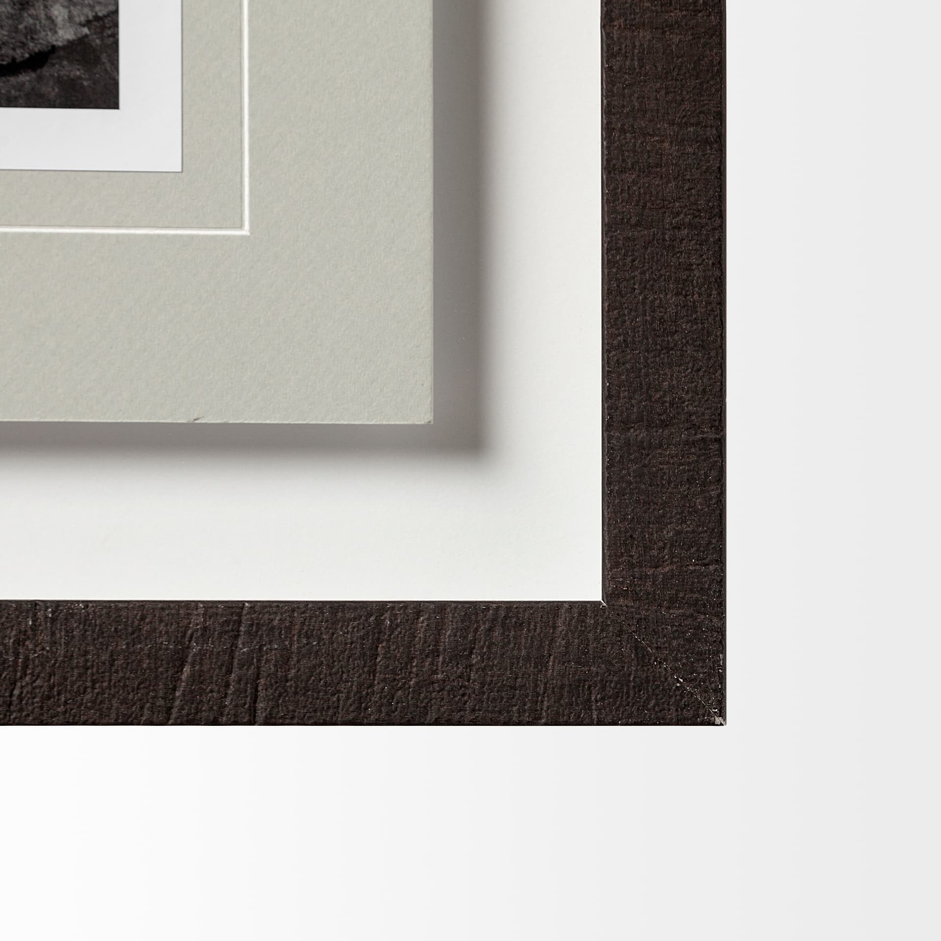 Rising Ridge I by Mercana Studio a Hand Embellished Textured Framed Art Print Matted under Glass — product photograph