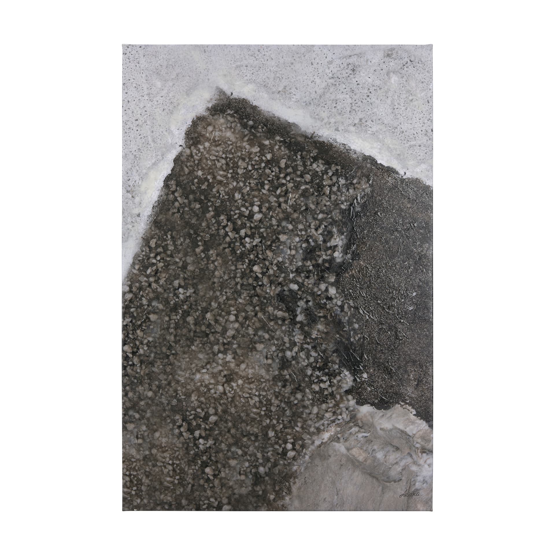Mudslide III by Mercana Studio a Hand Embellished Textured Canvas — product photograph
