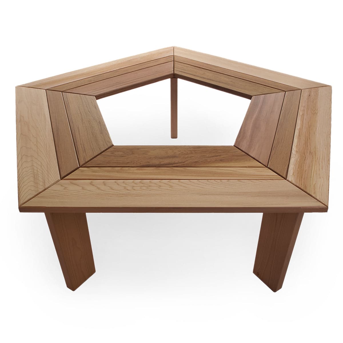 Wrap Around Tree Cedar Bench TB50 — product photograph