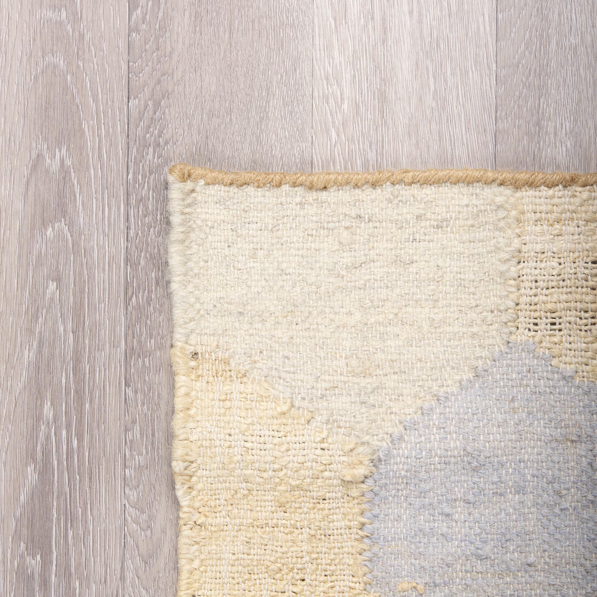 Mayson 5x8 Cream Multi-Colored Honeycomb Pattern Area Rug — product photograph