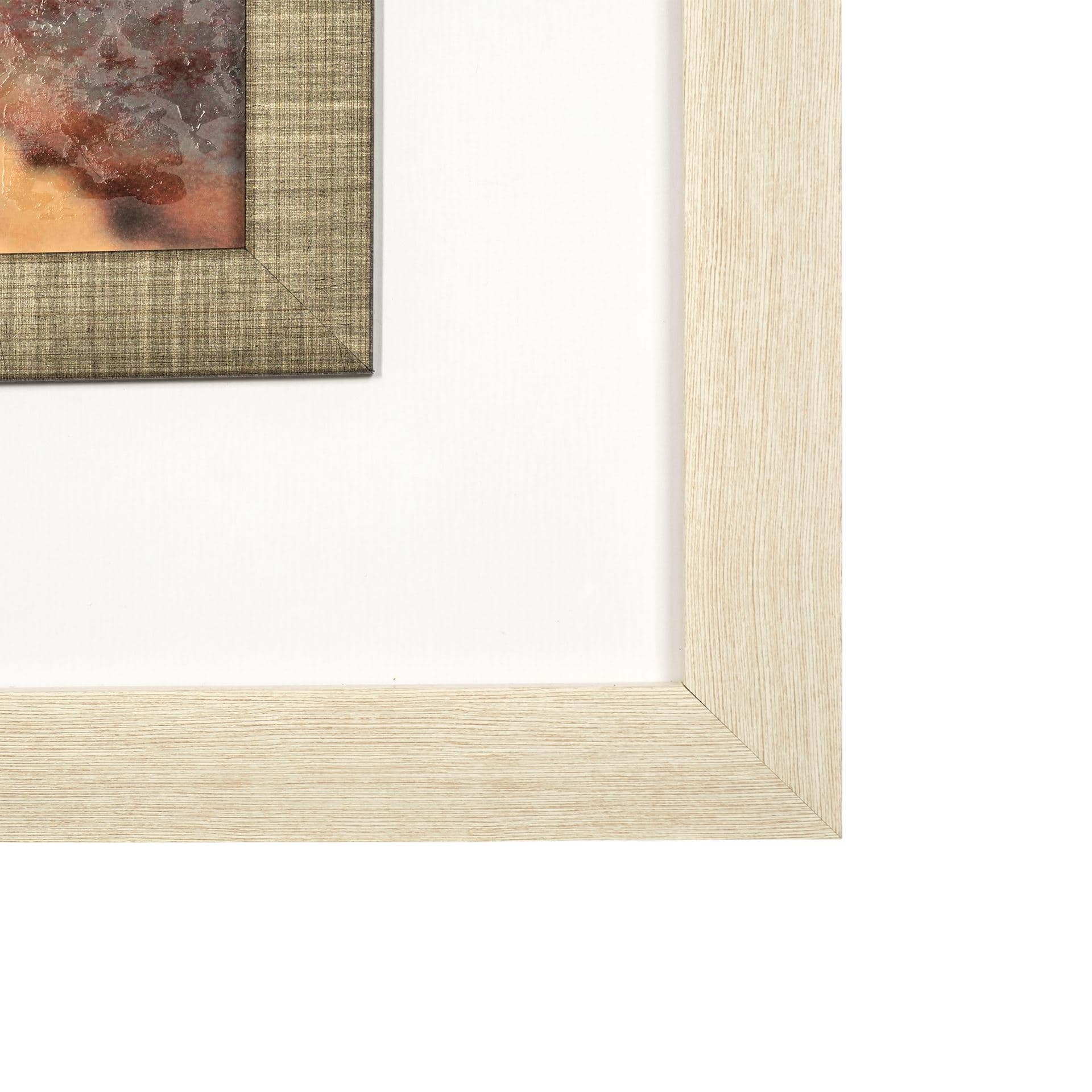 Lido by Alicia Bock a Hand Embellished Textured Framed Photo Art Print Matted under Glass — product photograph