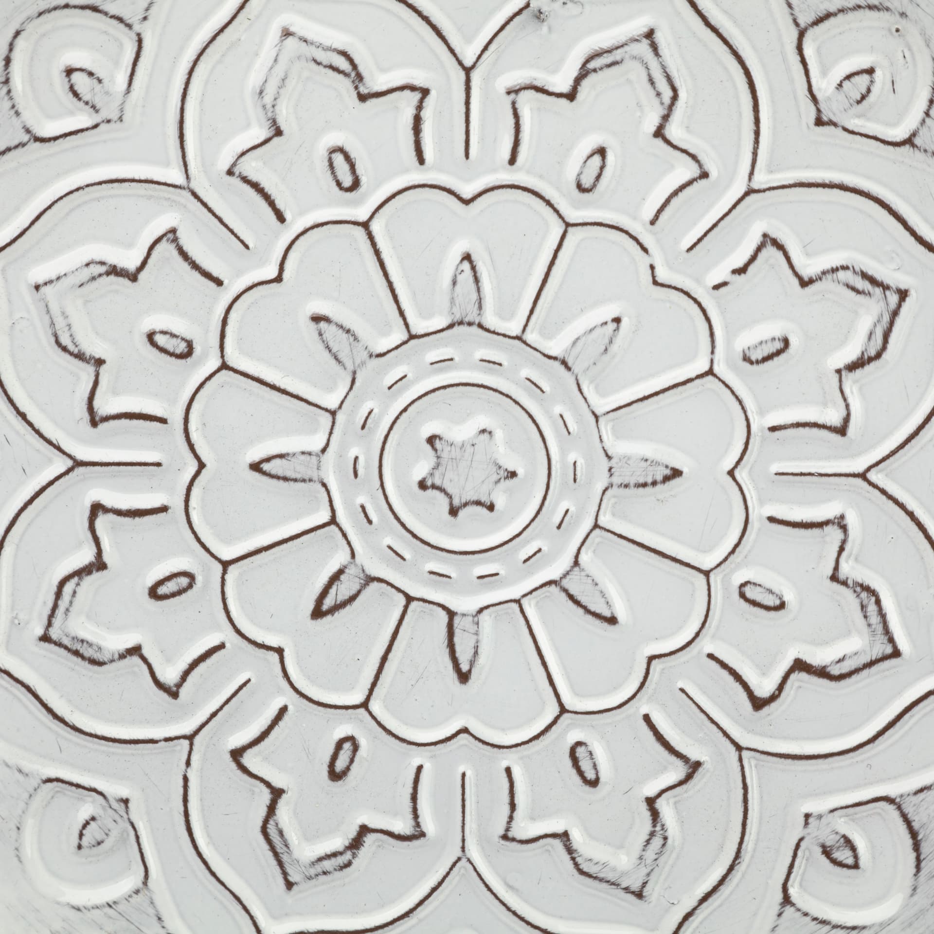 Miranda Set of 2 Stamped Metal Lotus Flower Wall Decor — product photograph