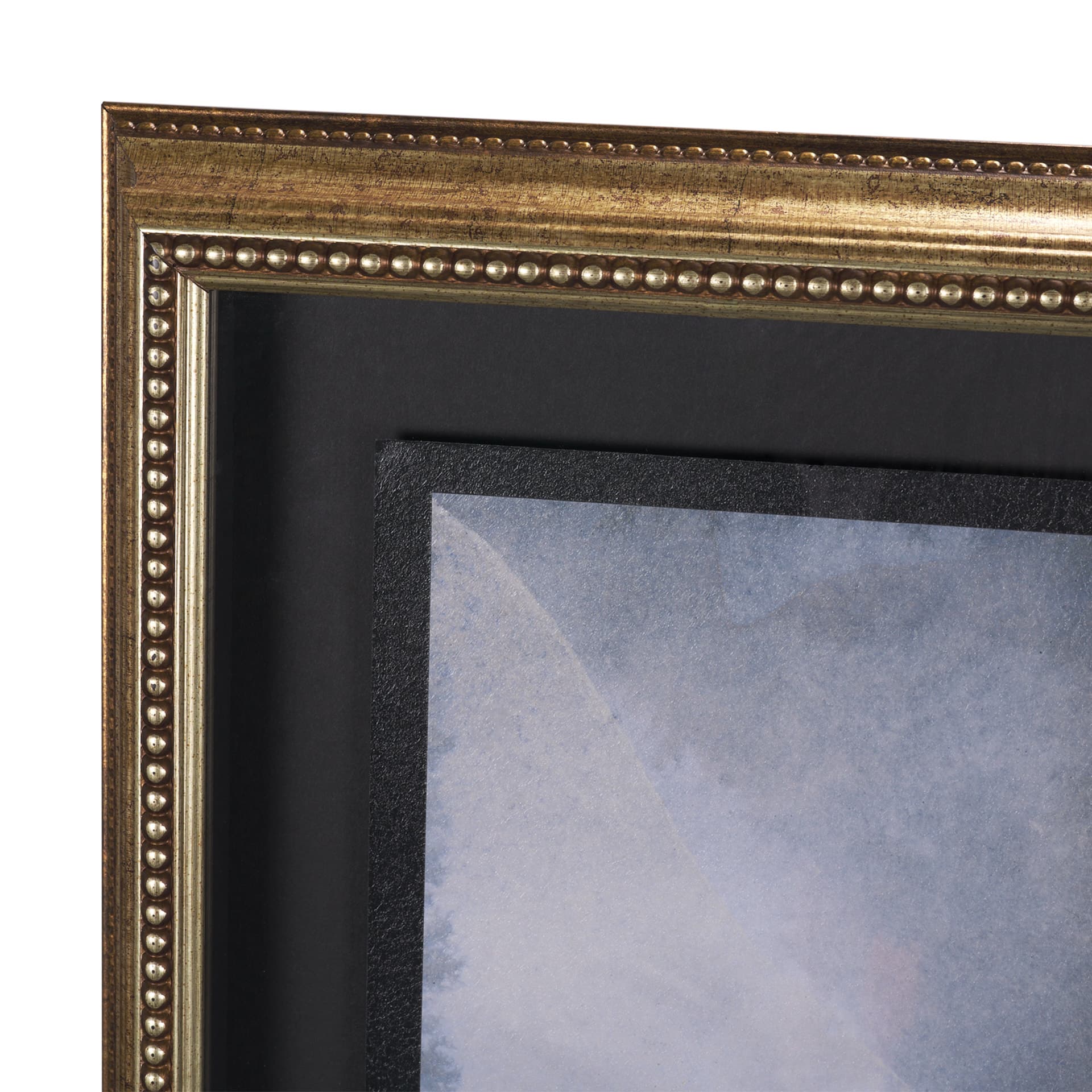 Turbulent Skies Abstract by Mercana Studio a Hand Embellished Framed Print under Glass — product photograph